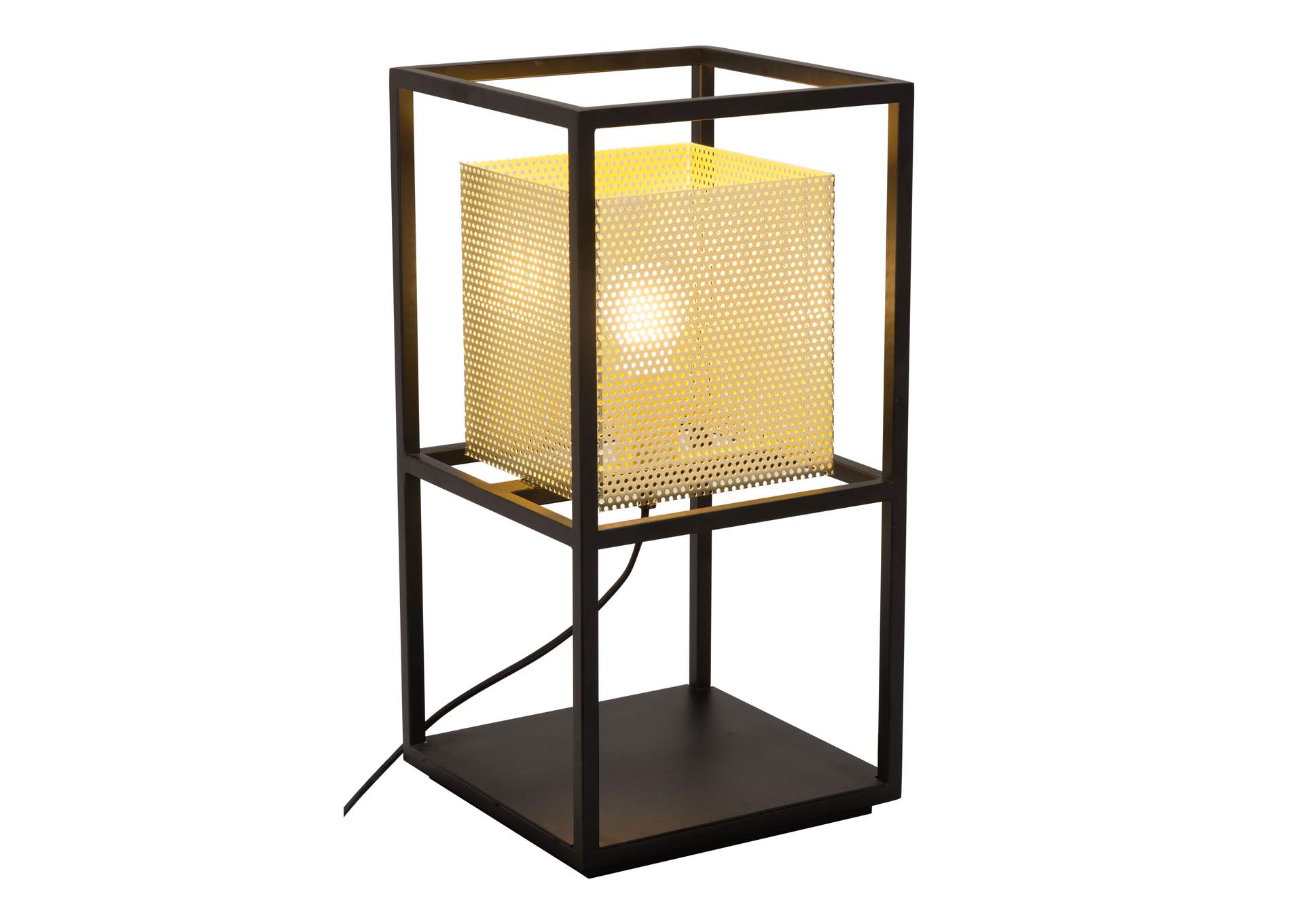 Yves Table Lamp Gold & Black,Zuo