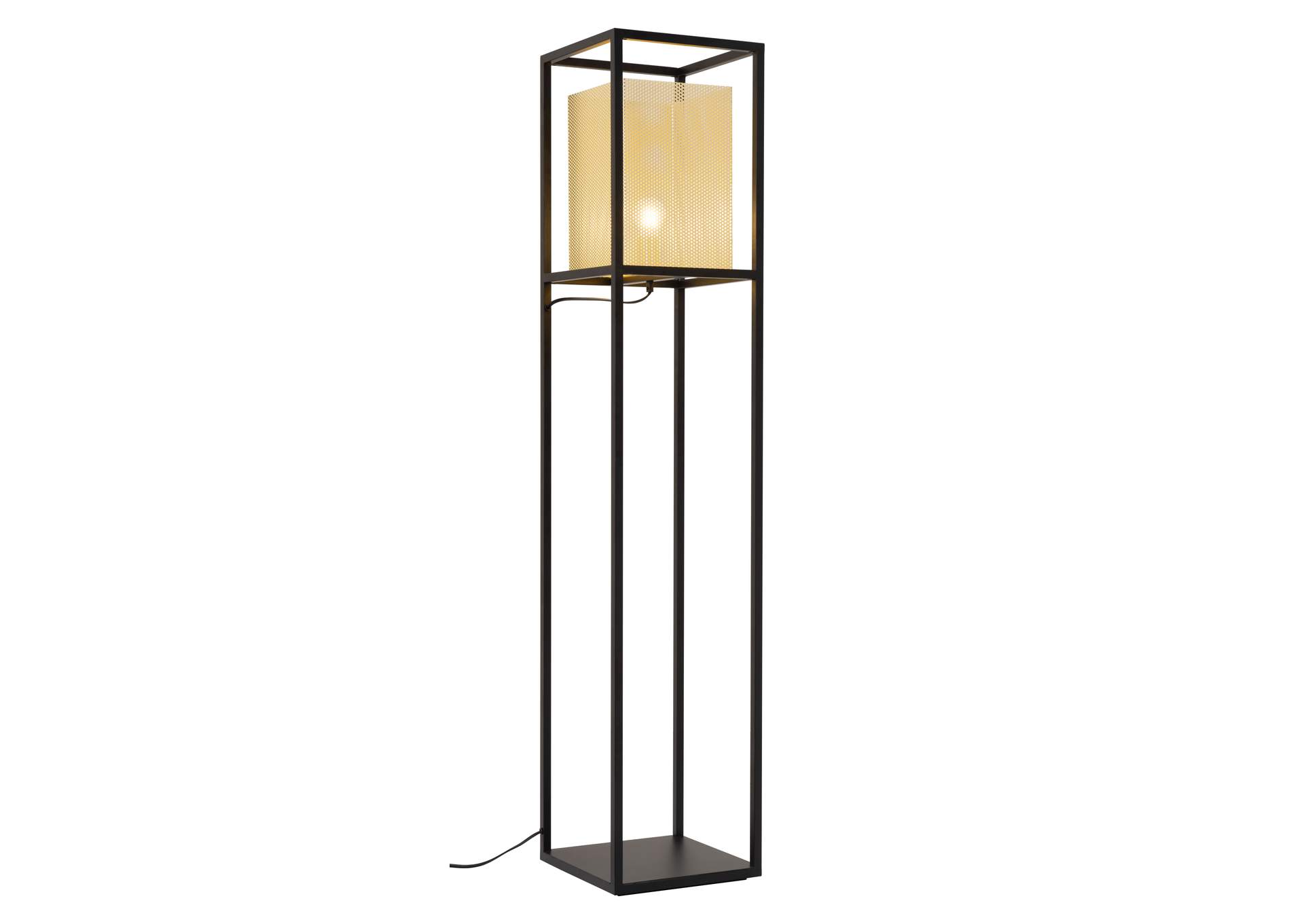 Yves Floor Lamp Gold & Black,Zuo
