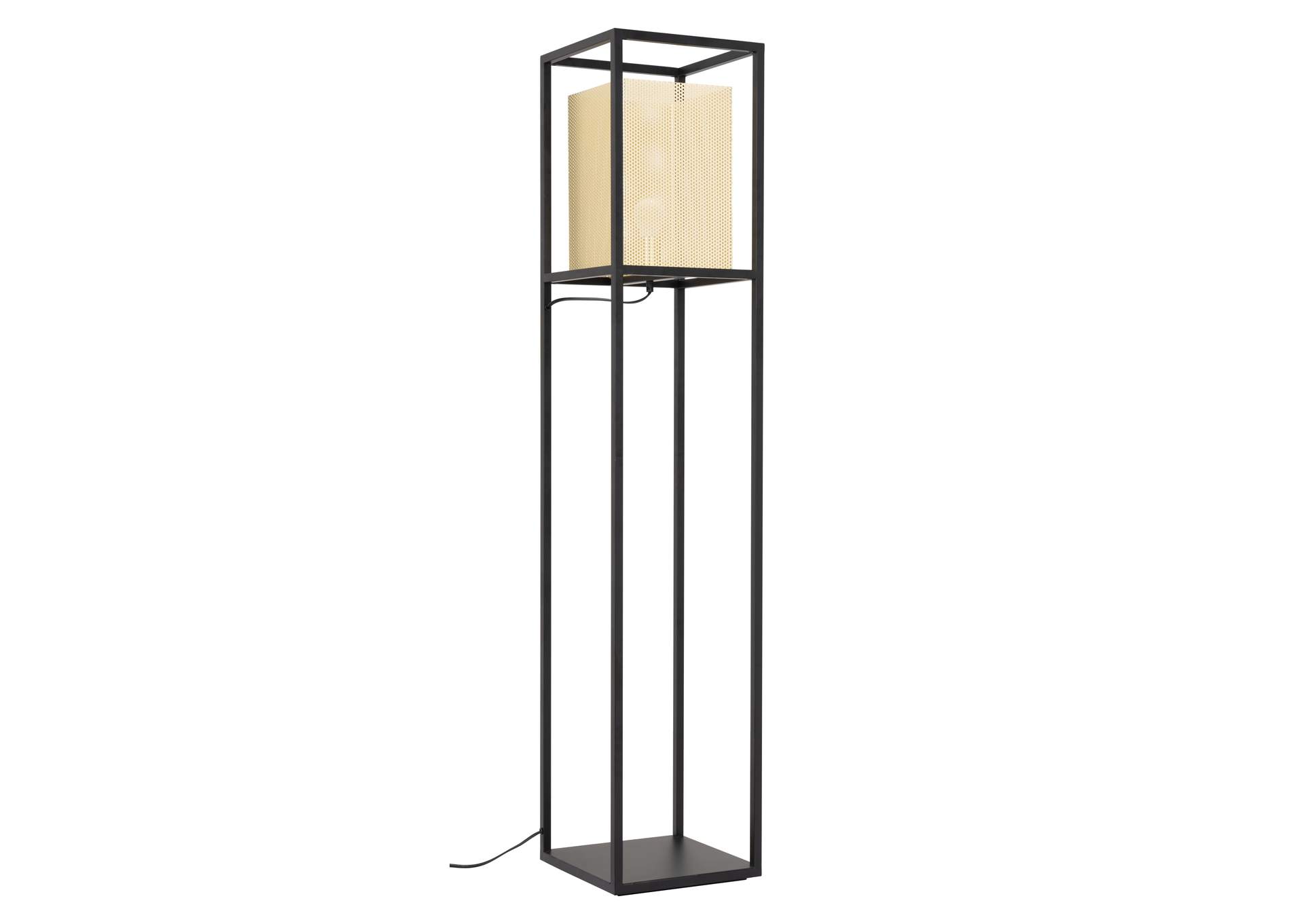 Yves Floor Lamp Gold & Black,Zuo