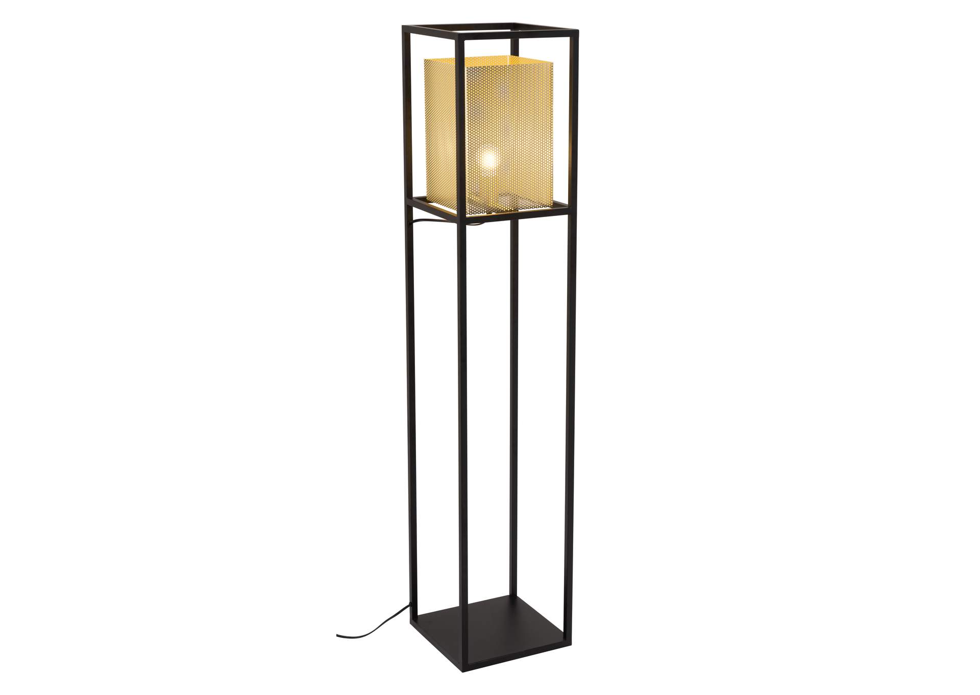 Yves Floor Lamp Gold & Black,Zuo