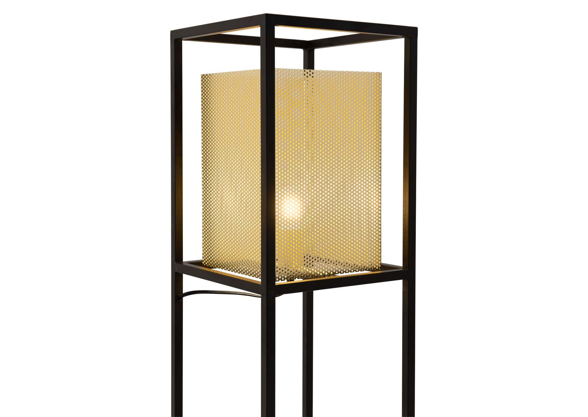 Yves Floor Lamp Gold & Black,Zuo