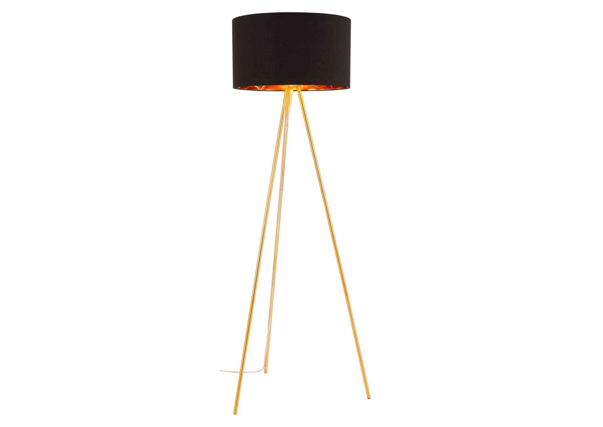 Mariel Floor Lamp Black & Gold,Zuo
