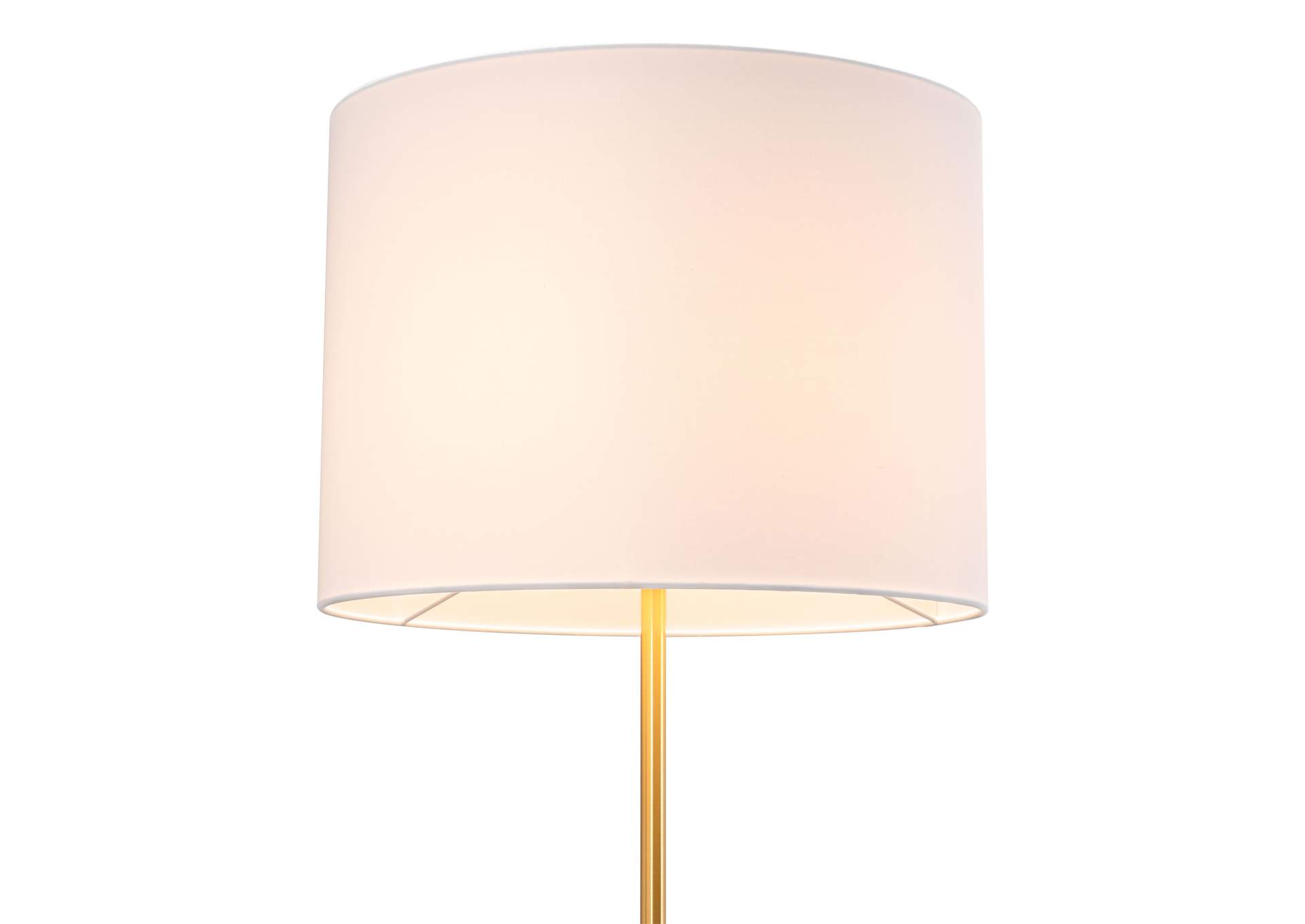 Titan Floor Lamp White & Brass,Zuo