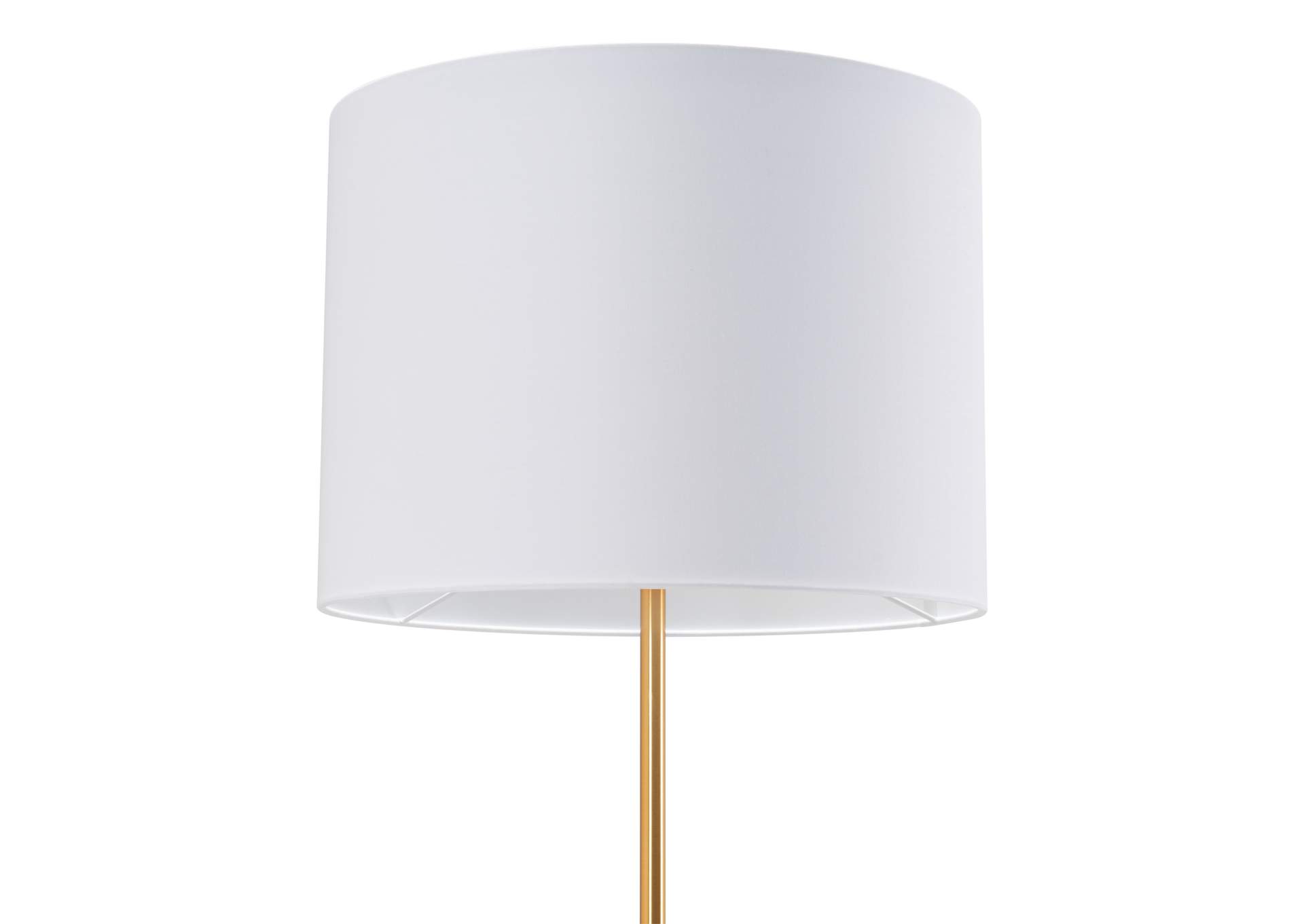 Titan Floor Lamp White & Brass,Zuo