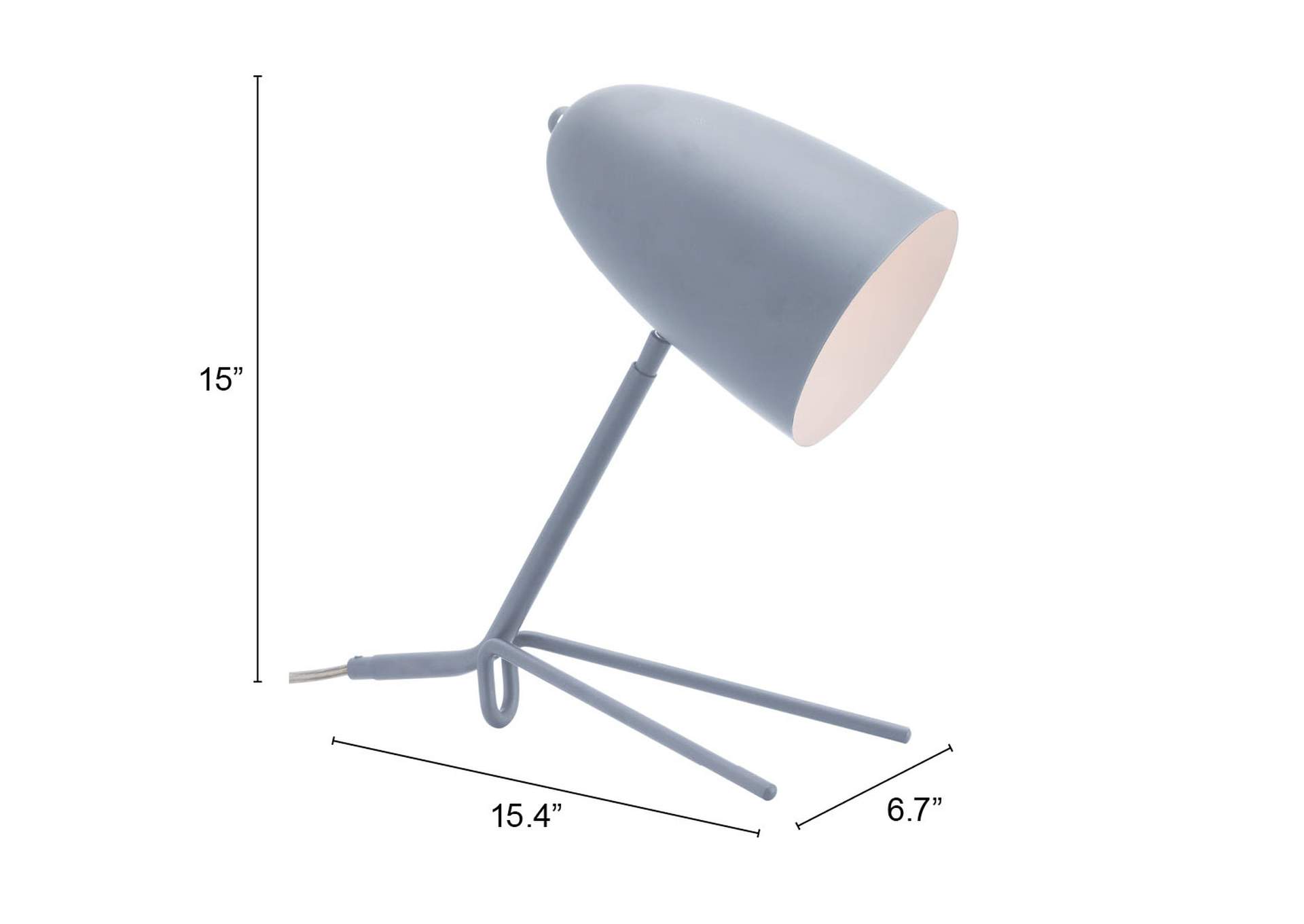 Jamison Table Lamp Gray,Zuo