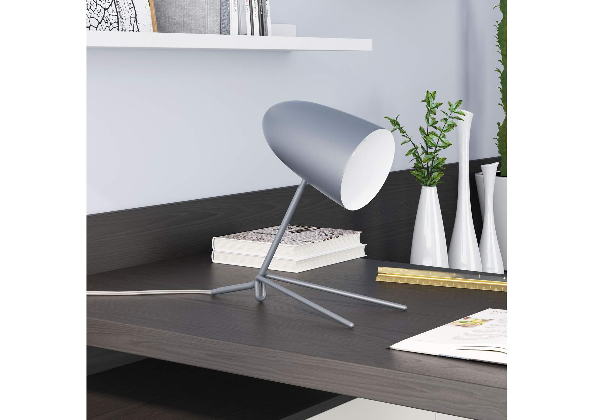 Jamison Table Lamp Gray,Zuo