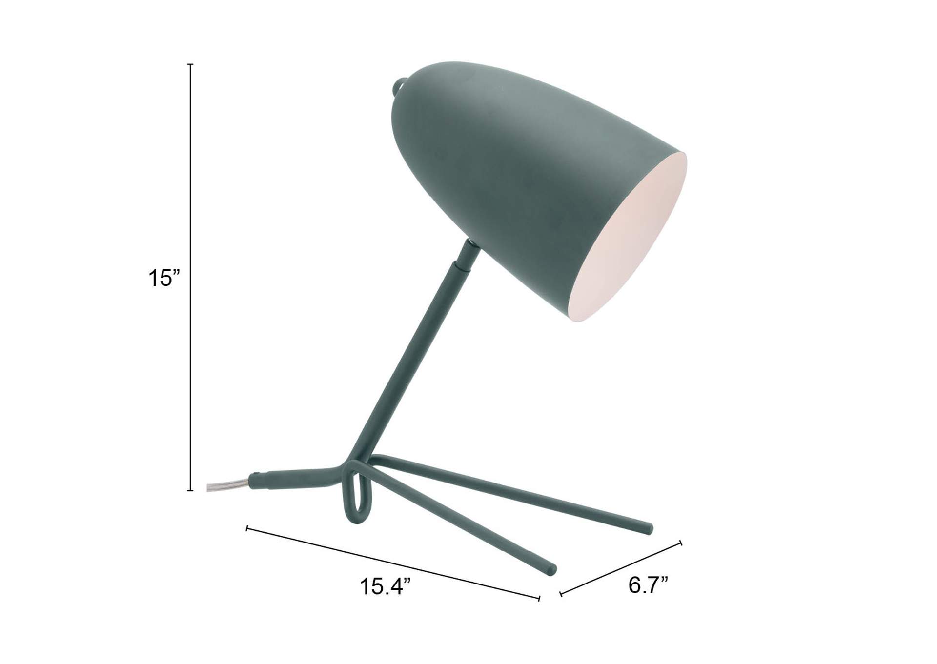 Jamison Table Lamp Green,Zuo