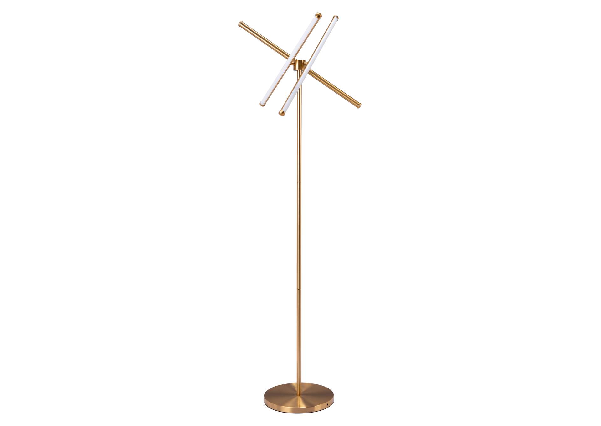 Garza Floor Lamp Brass,Zuo