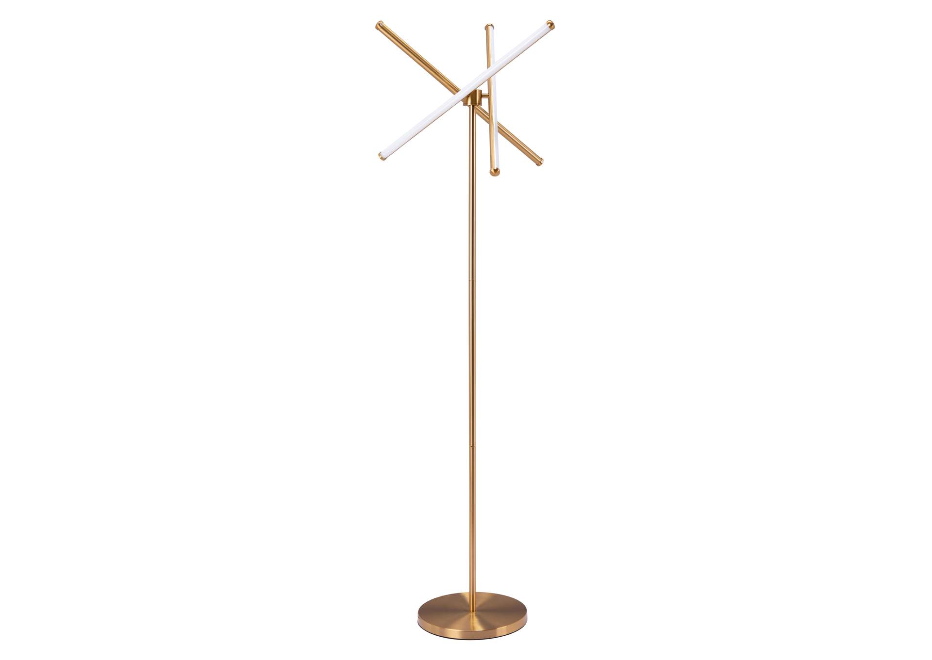 Garza Floor Lamp Brass,Zuo
