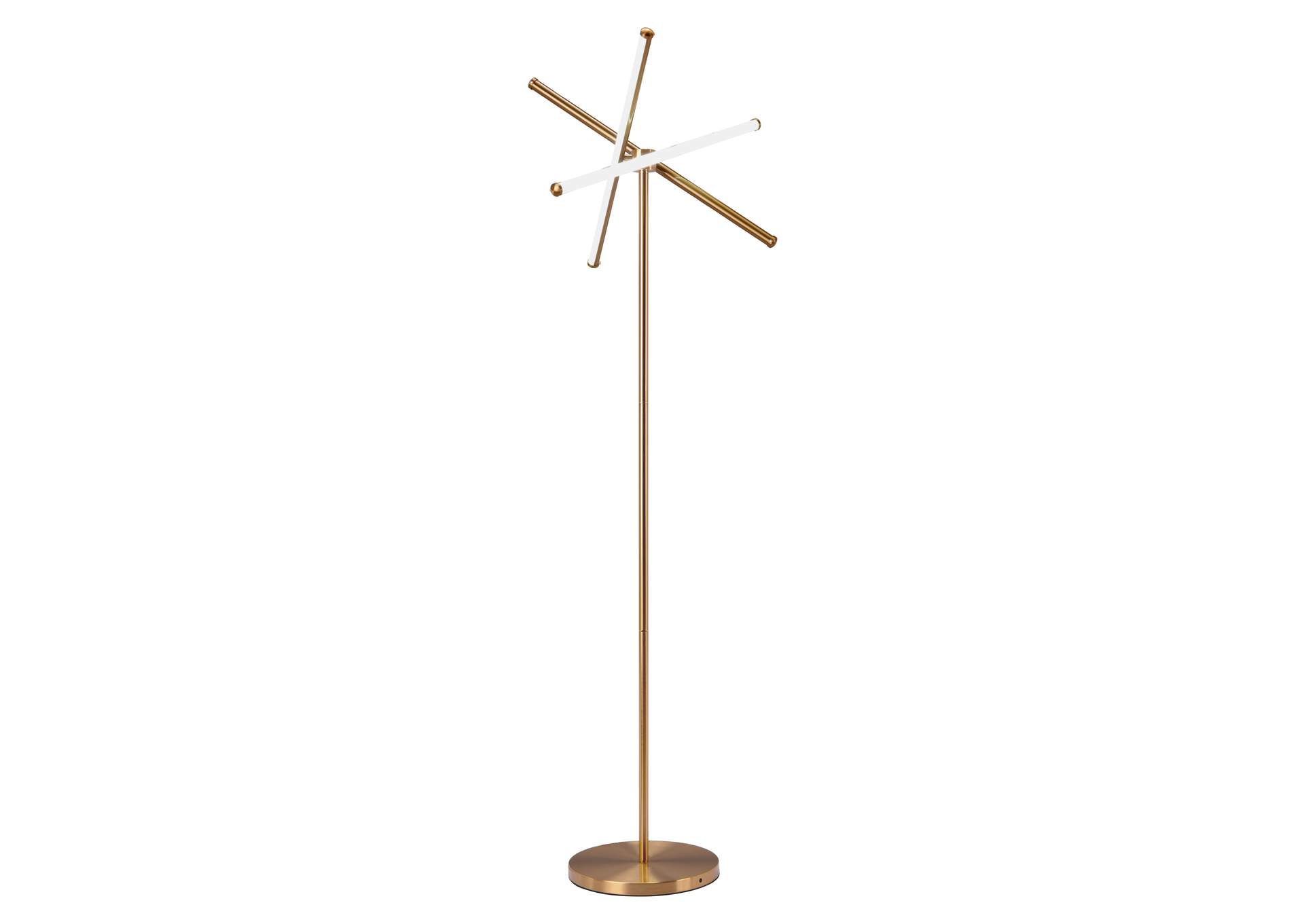 Garza Floor Lamp Brass,Zuo