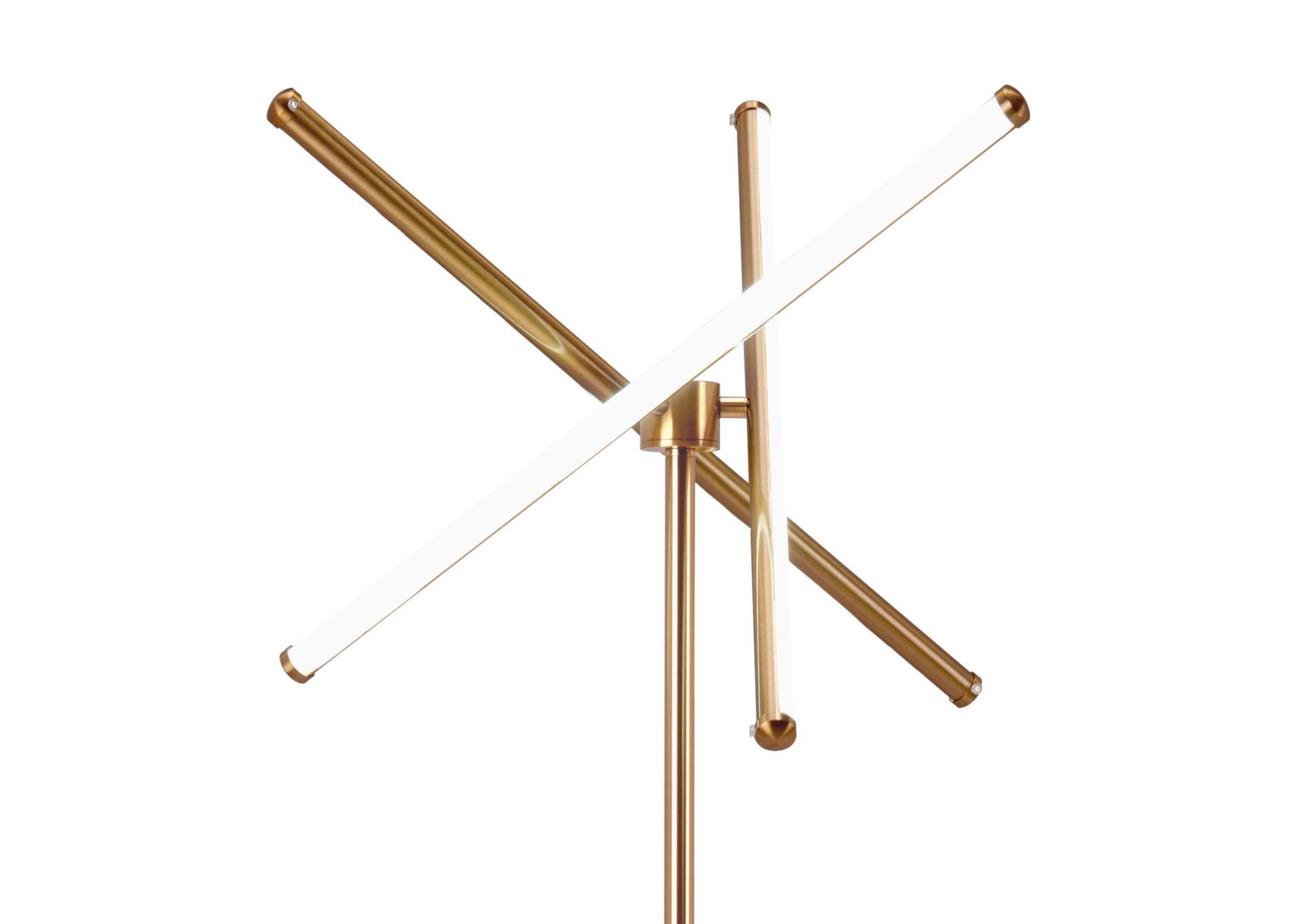 Garza Floor Lamp Brass,Zuo