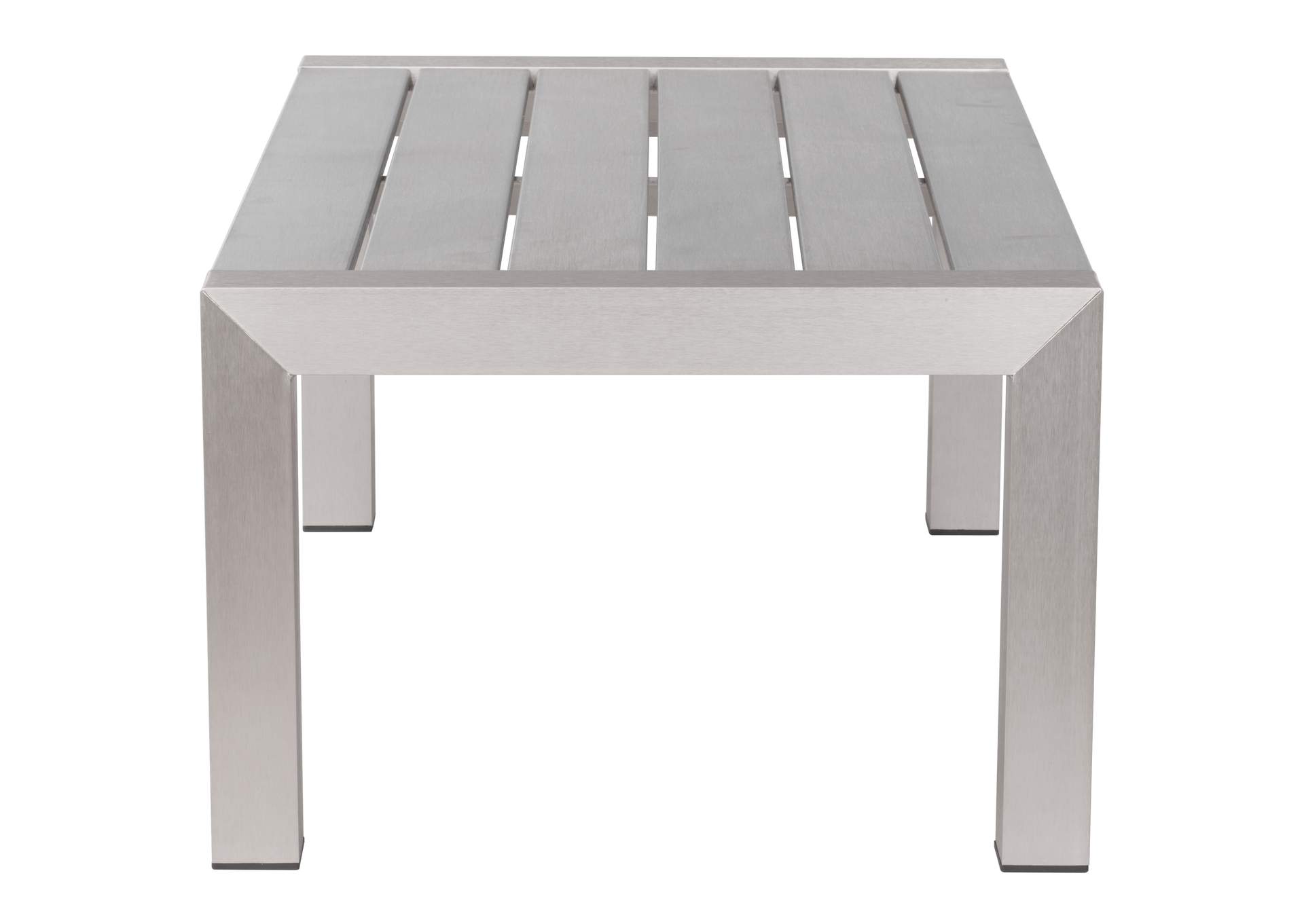 Cosmopolitan Coffee Table Gray & Silver,Zuo