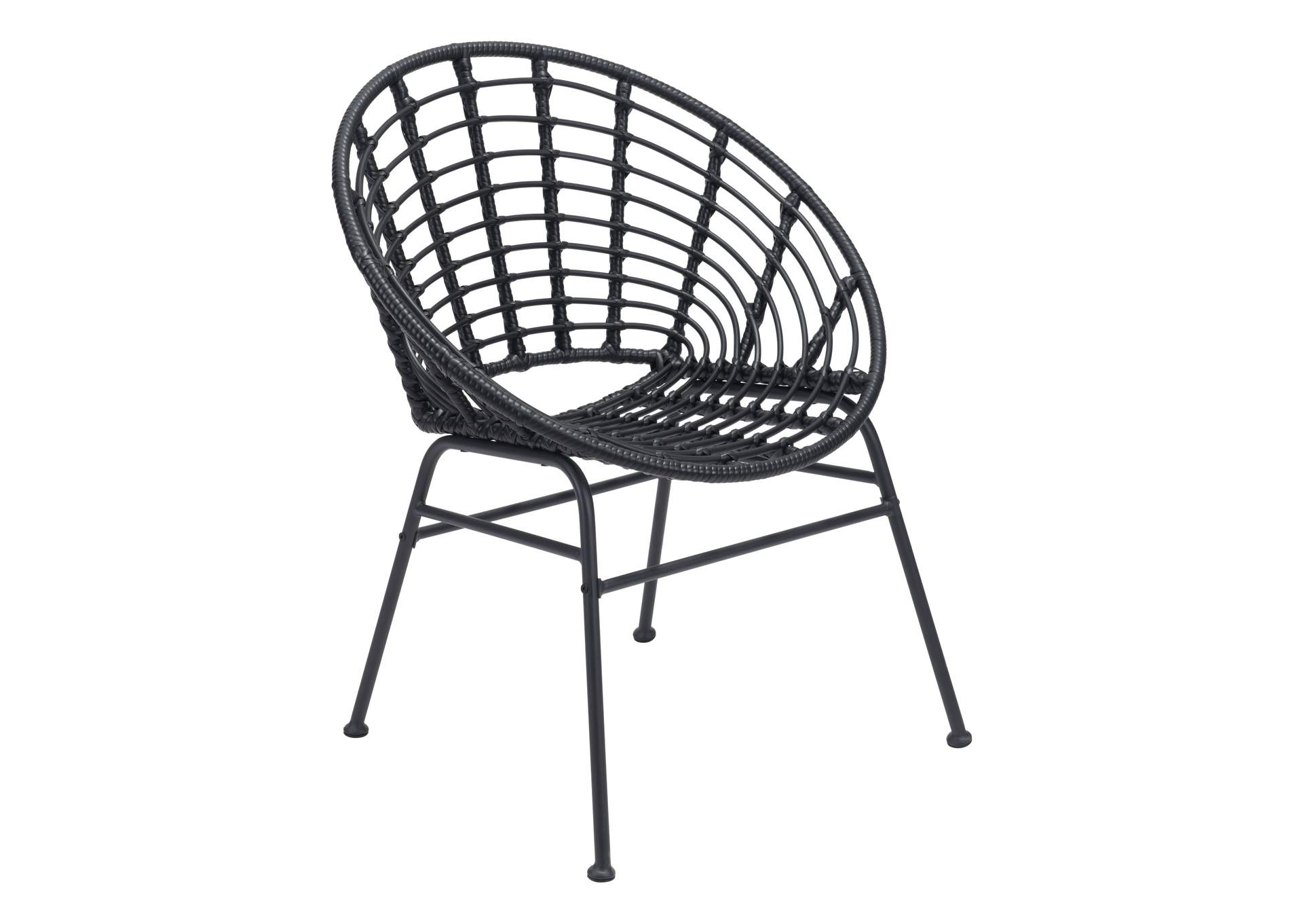 Cohen Dining Chair (Set Of 2) Black,Zuo