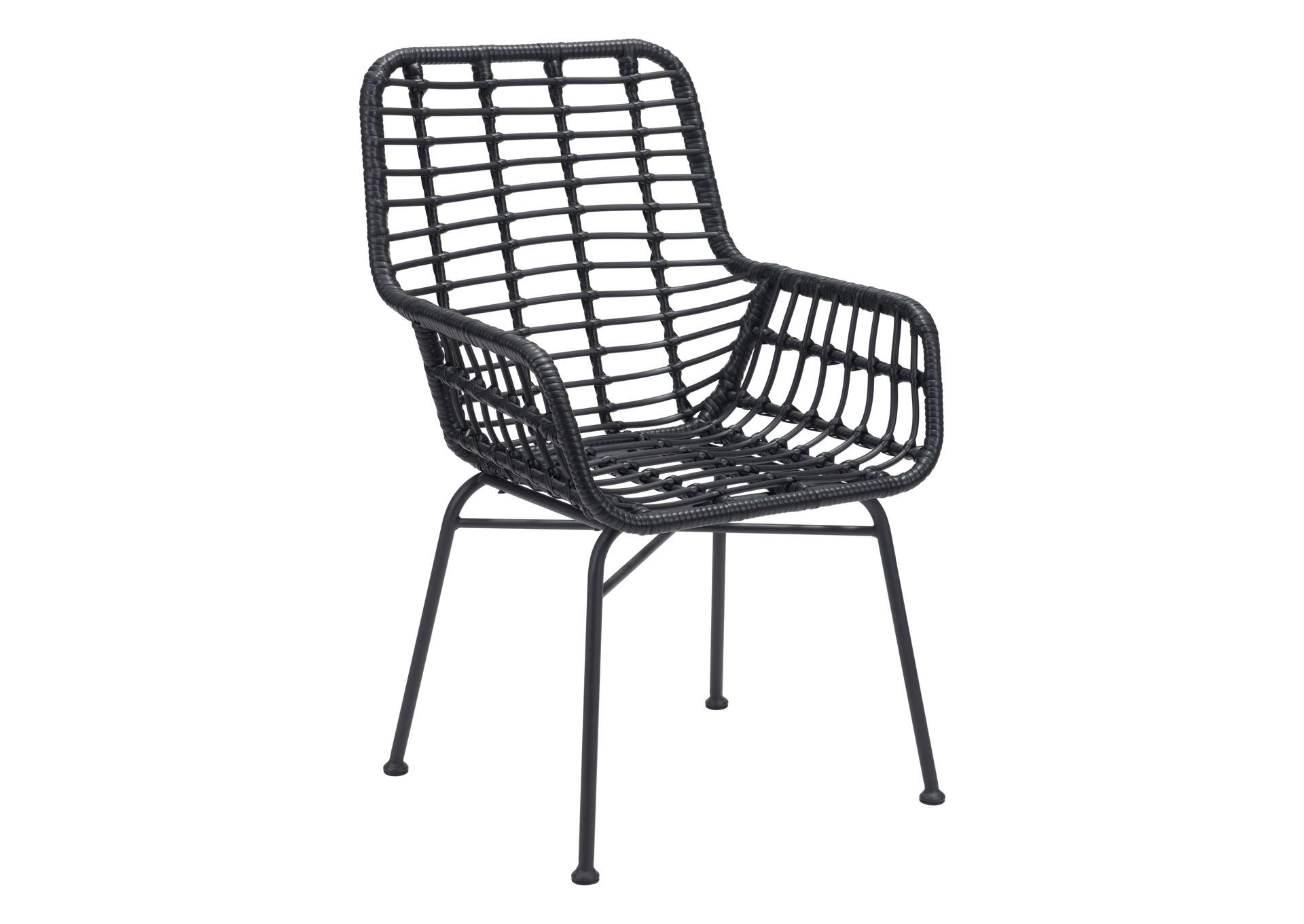 Lyon Dining Chair (Set Of 2) Black,Zuo