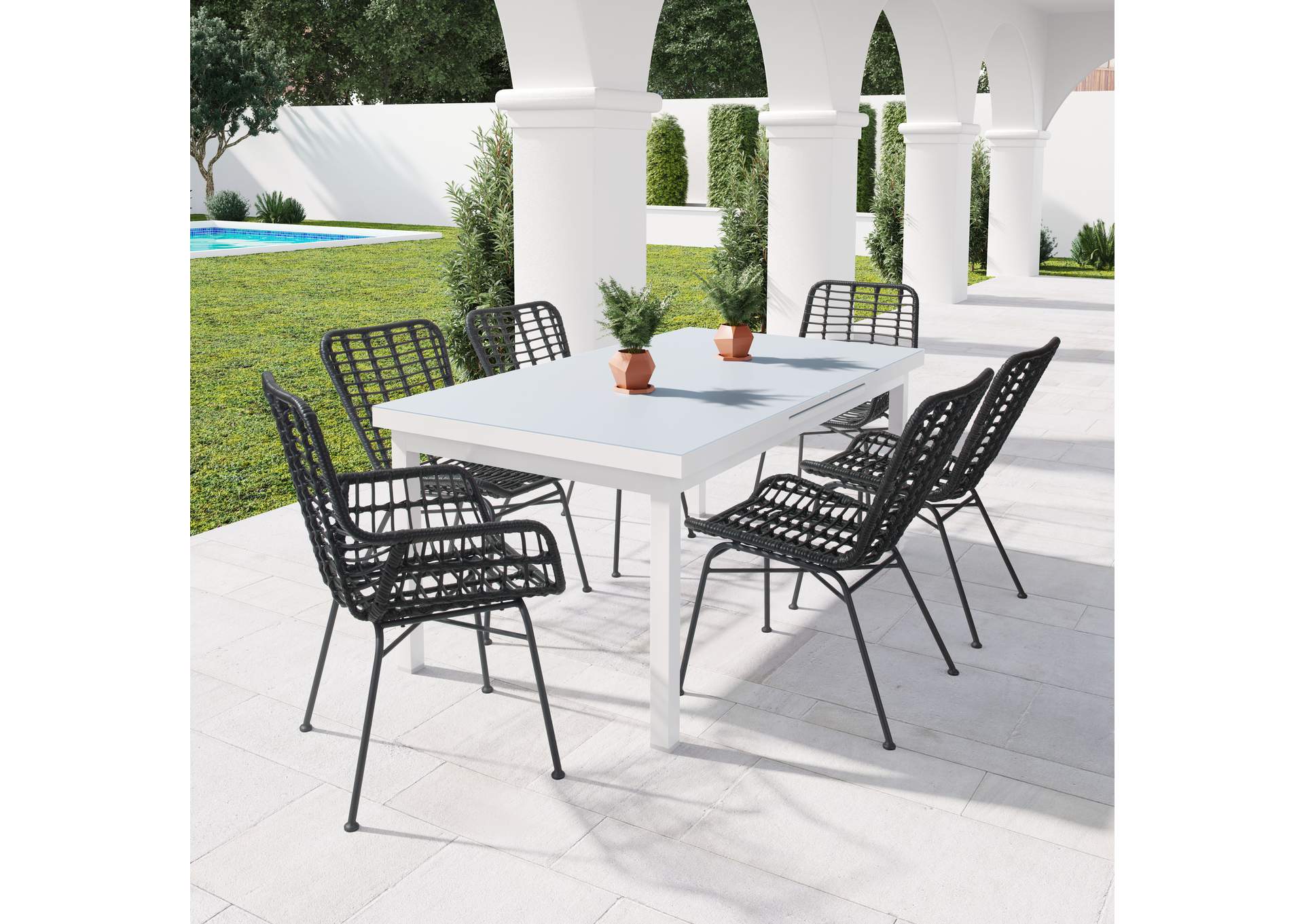 Lyon Dining Chair (Set Of 2) Black,Zuo