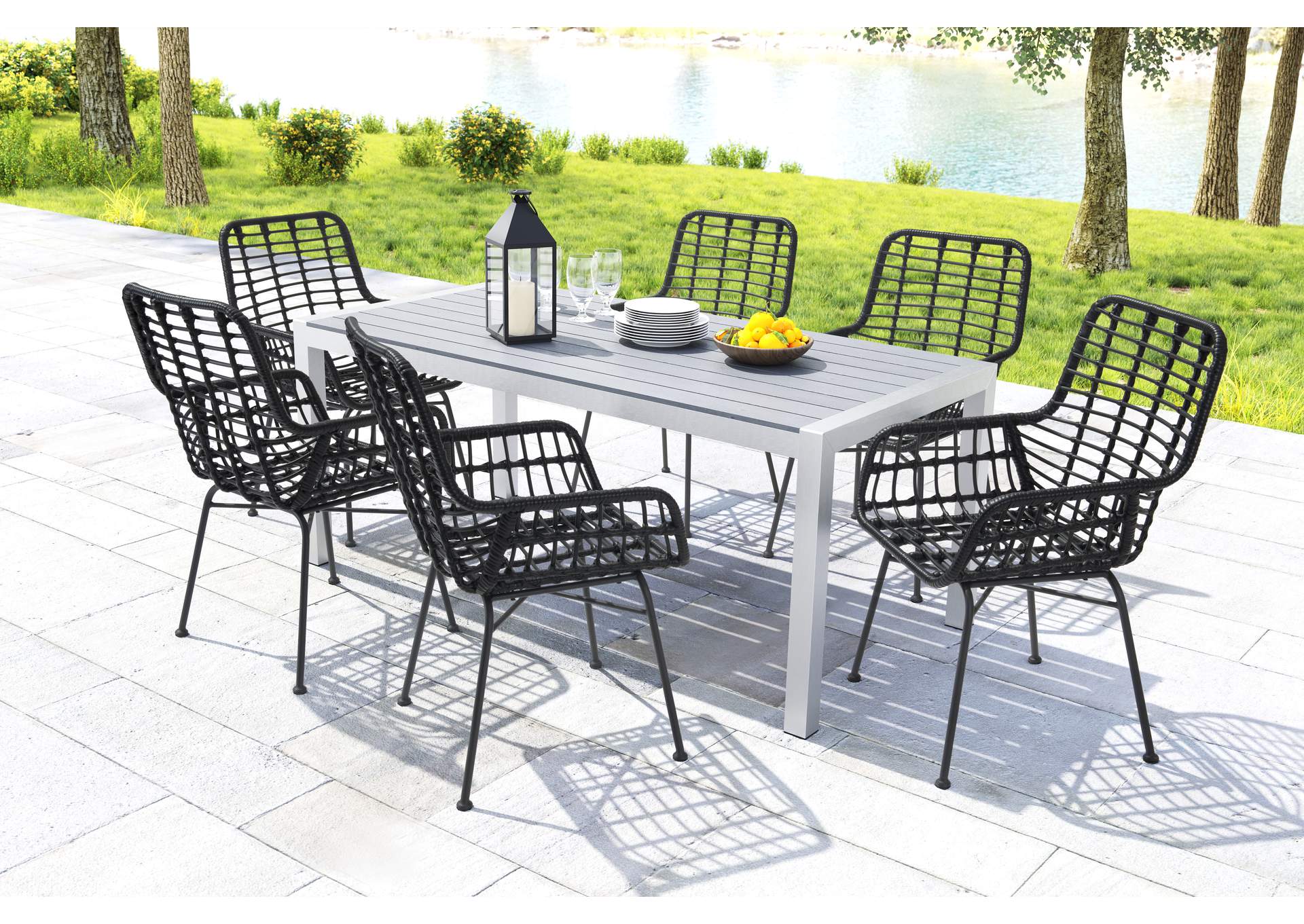 Lyon Dining Chair (Set Of 2) Black,Zuo