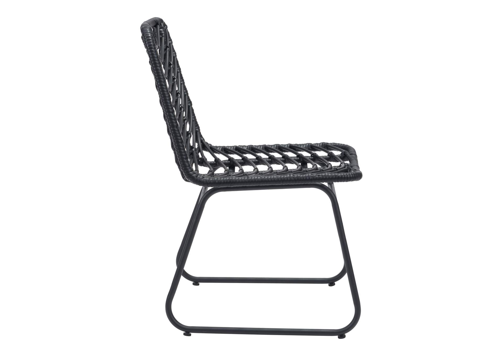 Laporte Dining Chair (Set Of 2) Black,Zuo