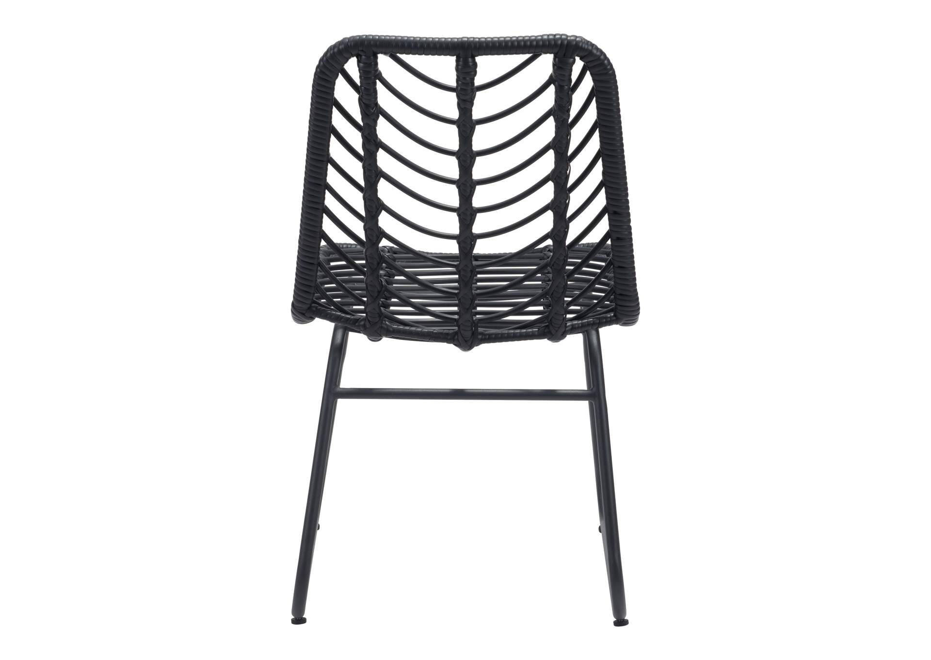 Laporte Dining Chair (Set Of 2) Black,Zuo