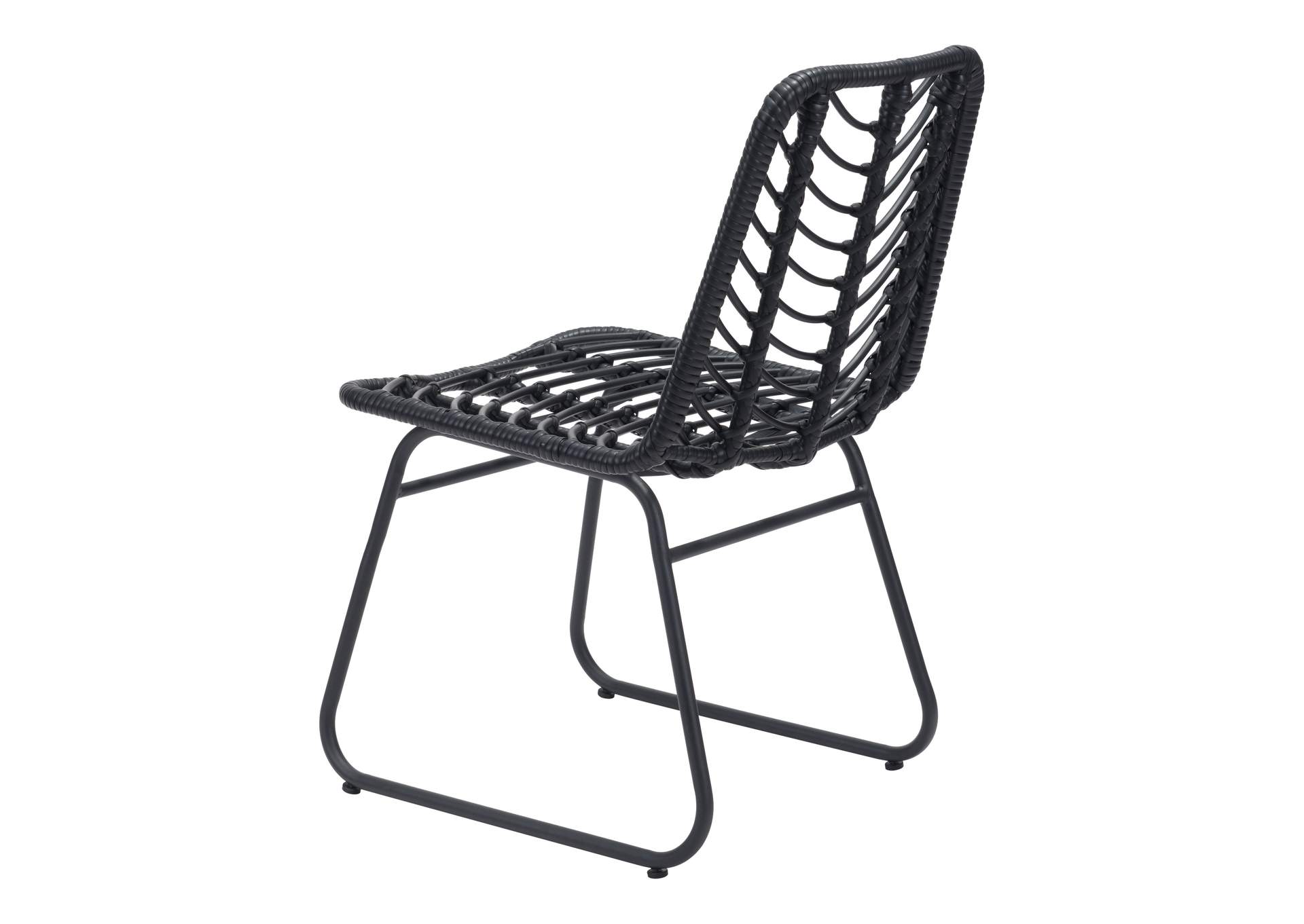 Laporte Dining Chair (Set Of 2) Black,Zuo