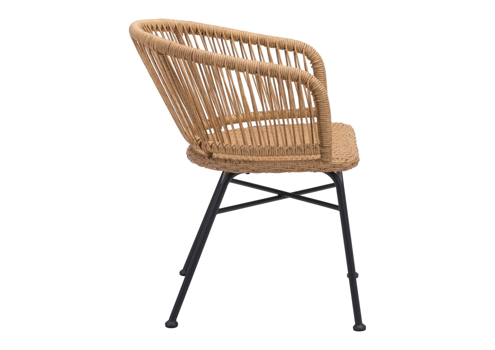 Zaragoza Dining Chair (Set Of 2) Natural,Zuo
