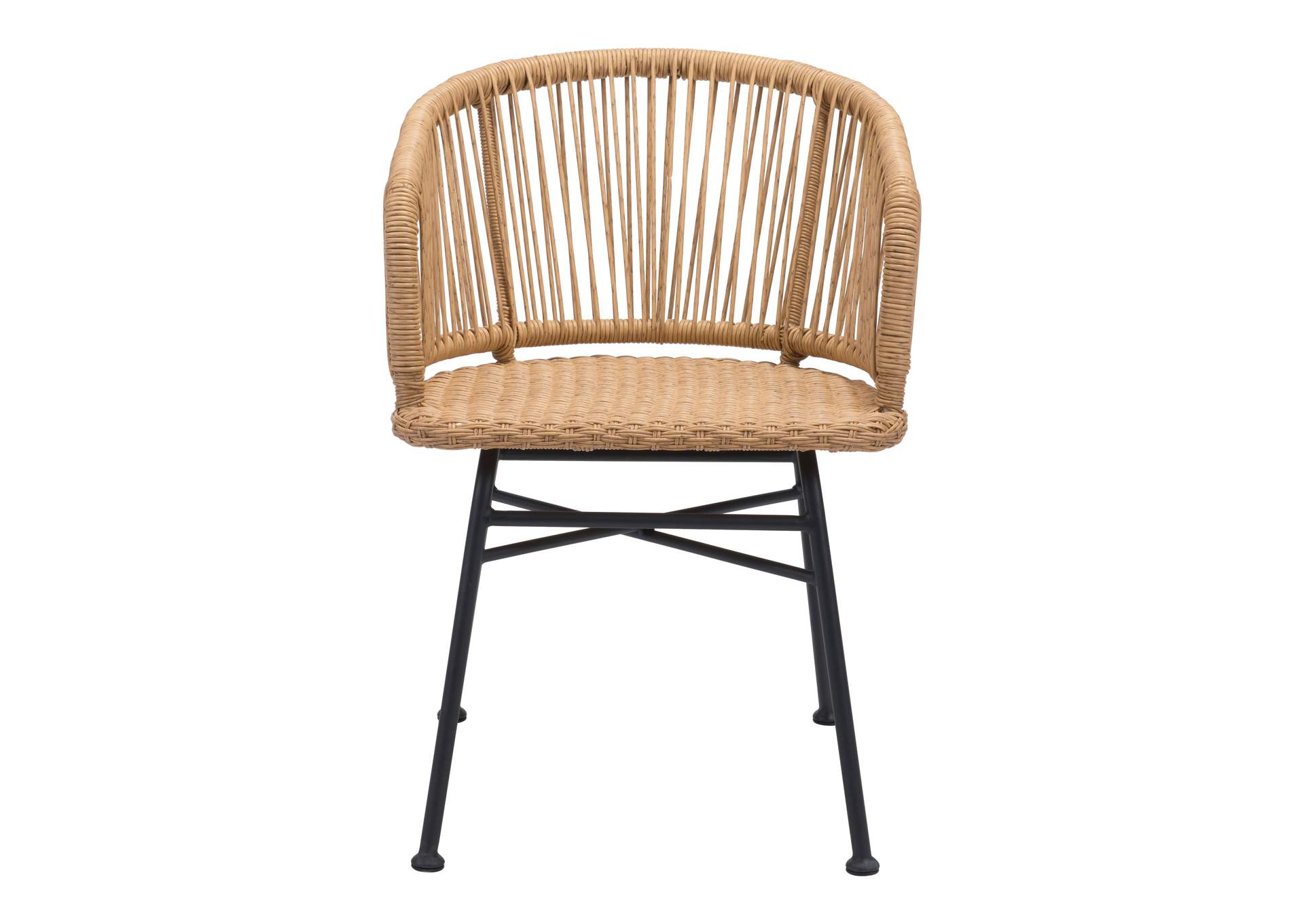 Zaragoza Dining Chair (Set Of 2) Natural,Zuo