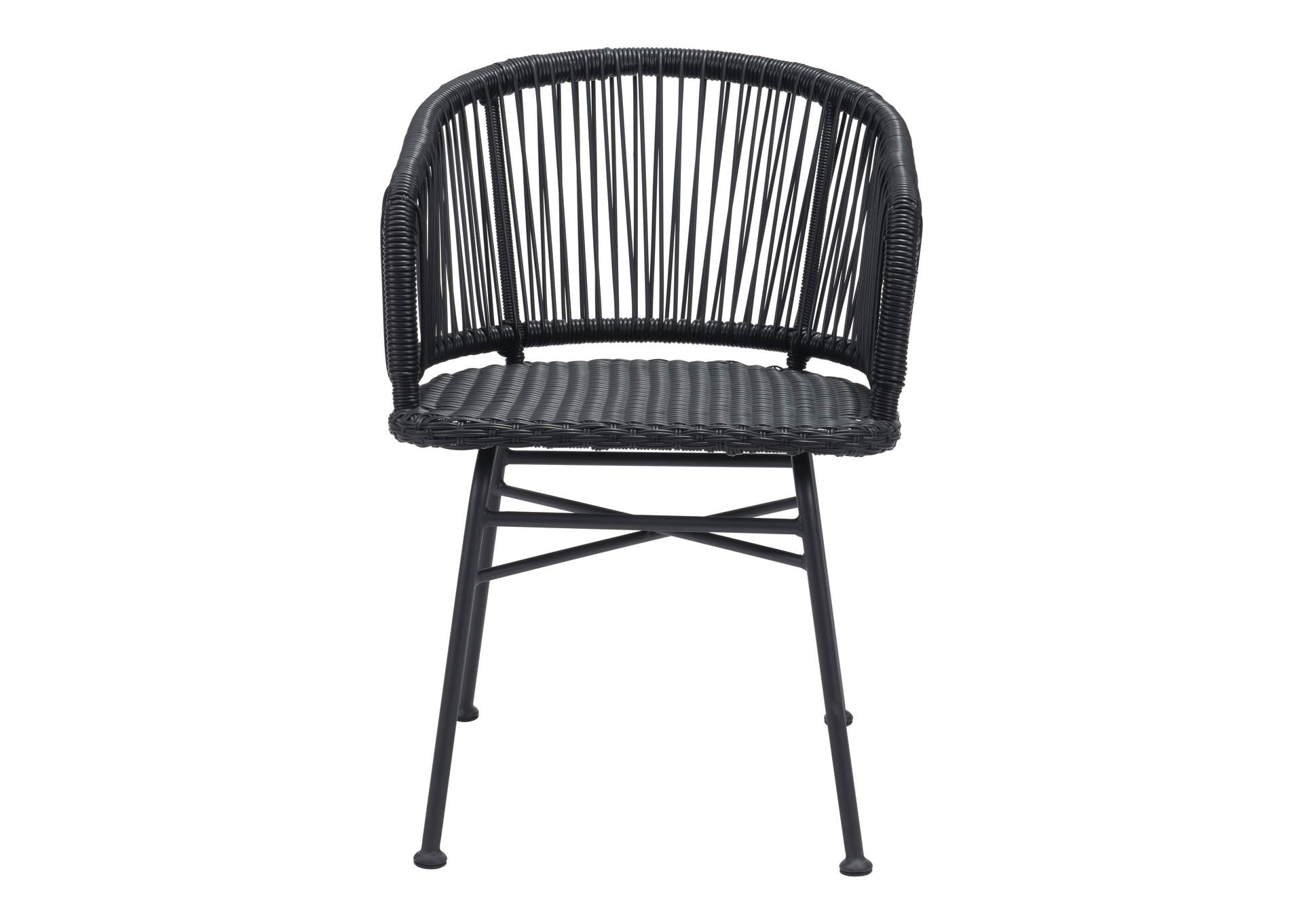 Zaragoza Dining Chair (Set Of 2) Black,Zuo