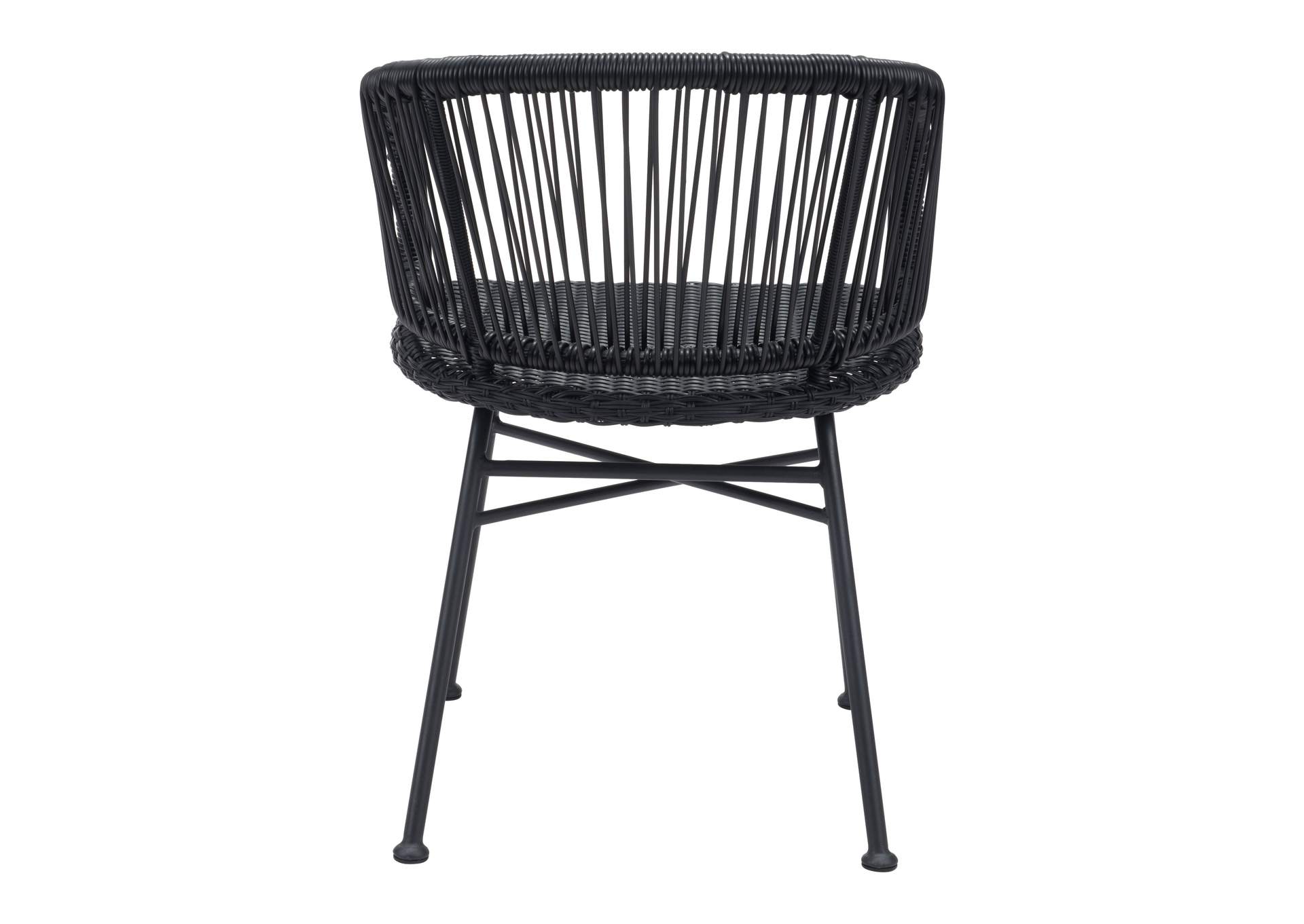 Zaragoza Dining Chair (Set Of 2) Black,Zuo