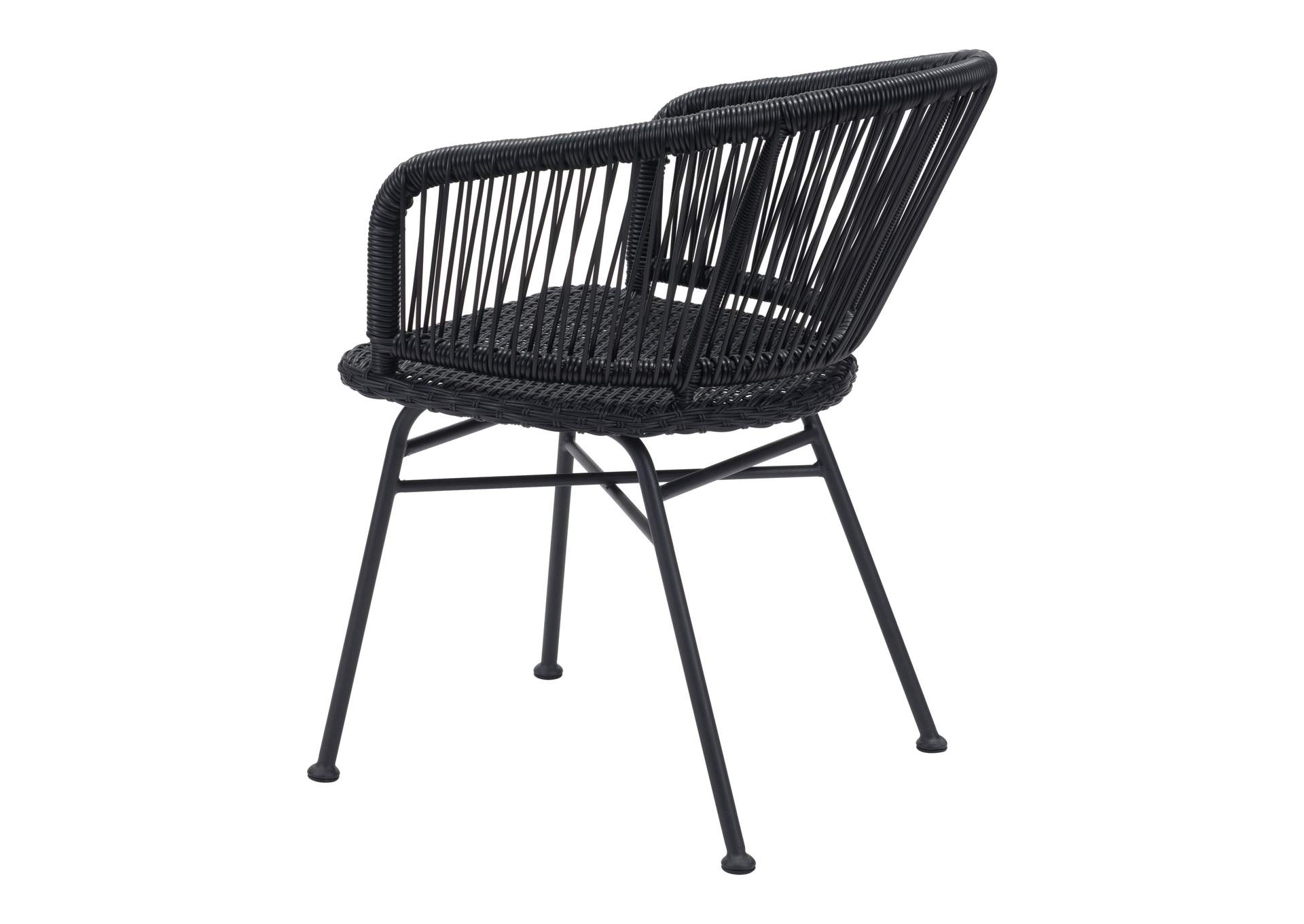 Zaragoza Dining Chair (Set Of 2) Black,Zuo