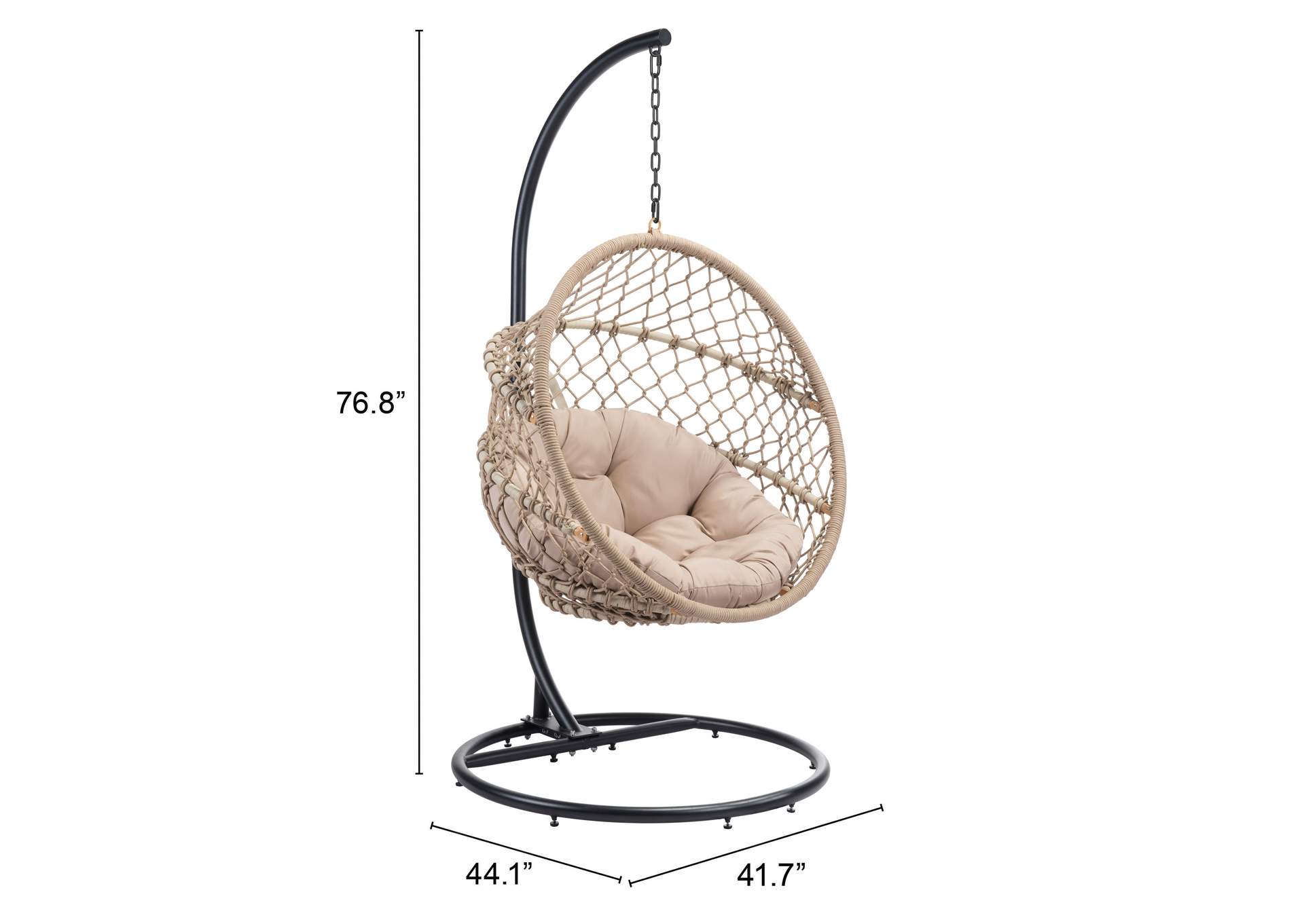 Las Palmas Hanging Chair Natural,Zuo