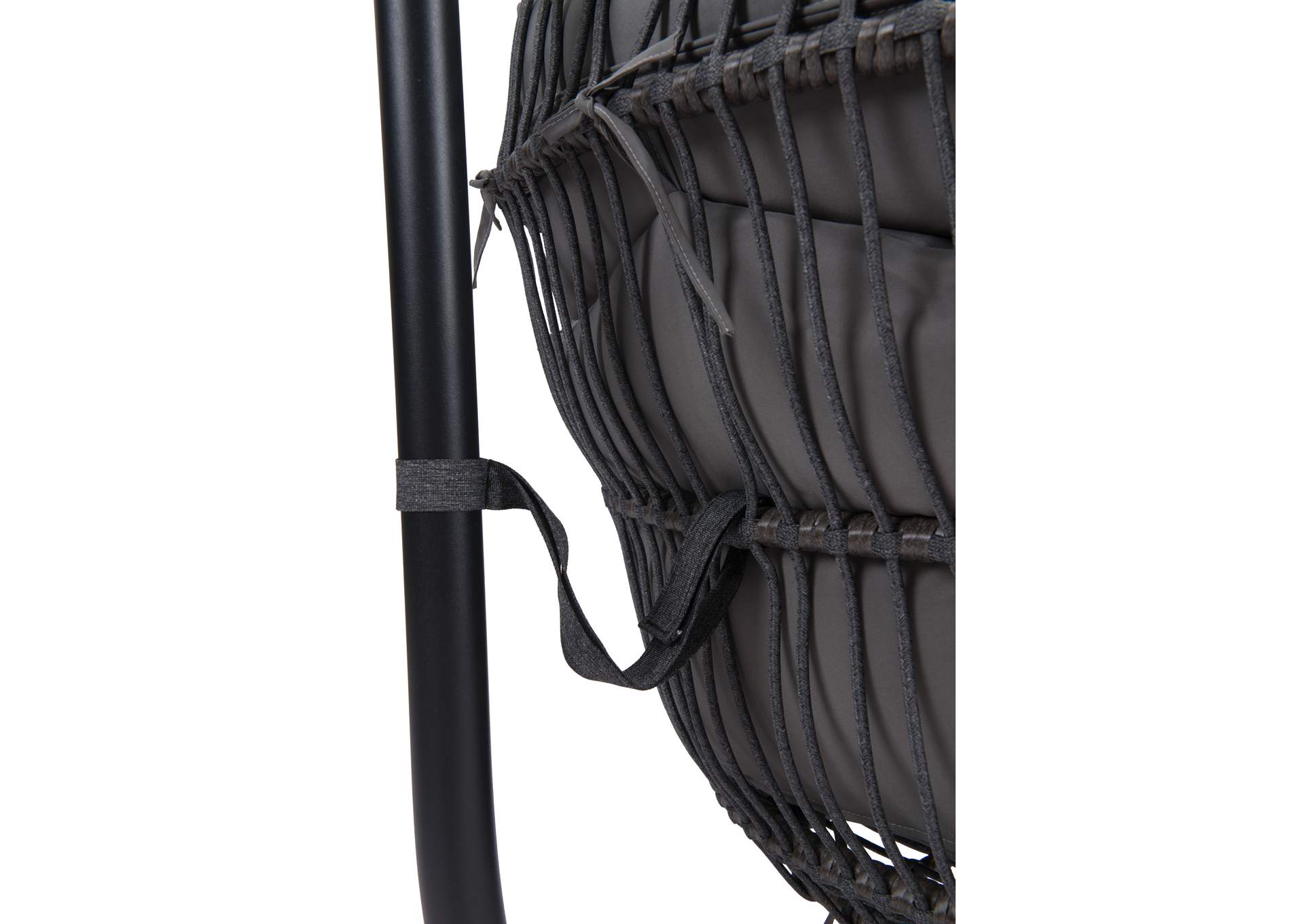 Bilbao Hanging Chair Gray,Zuo