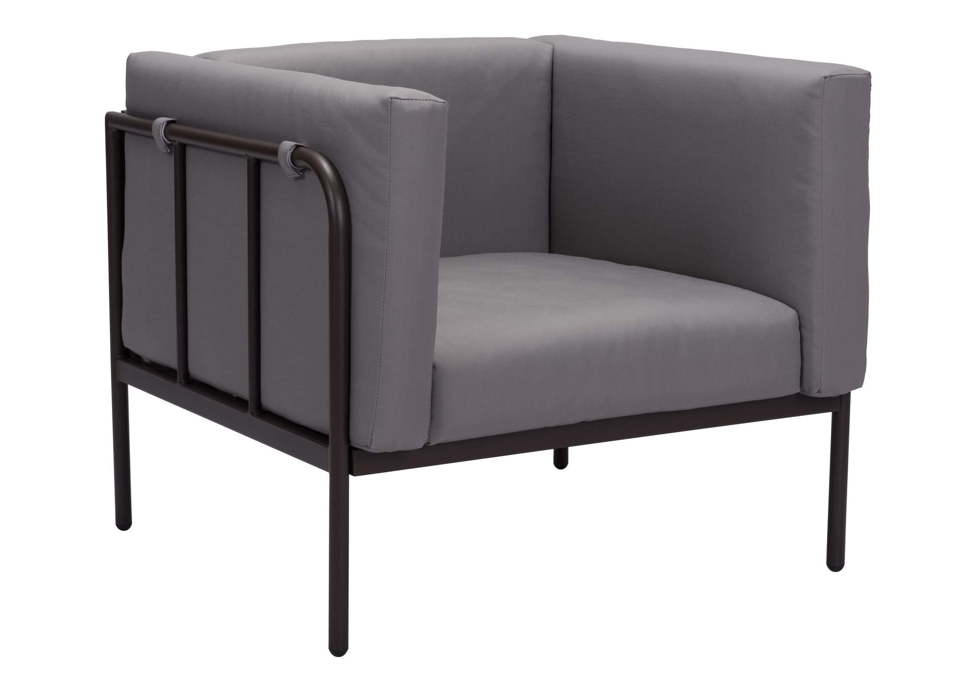 Cancun Arm Chair Brown,Zuo