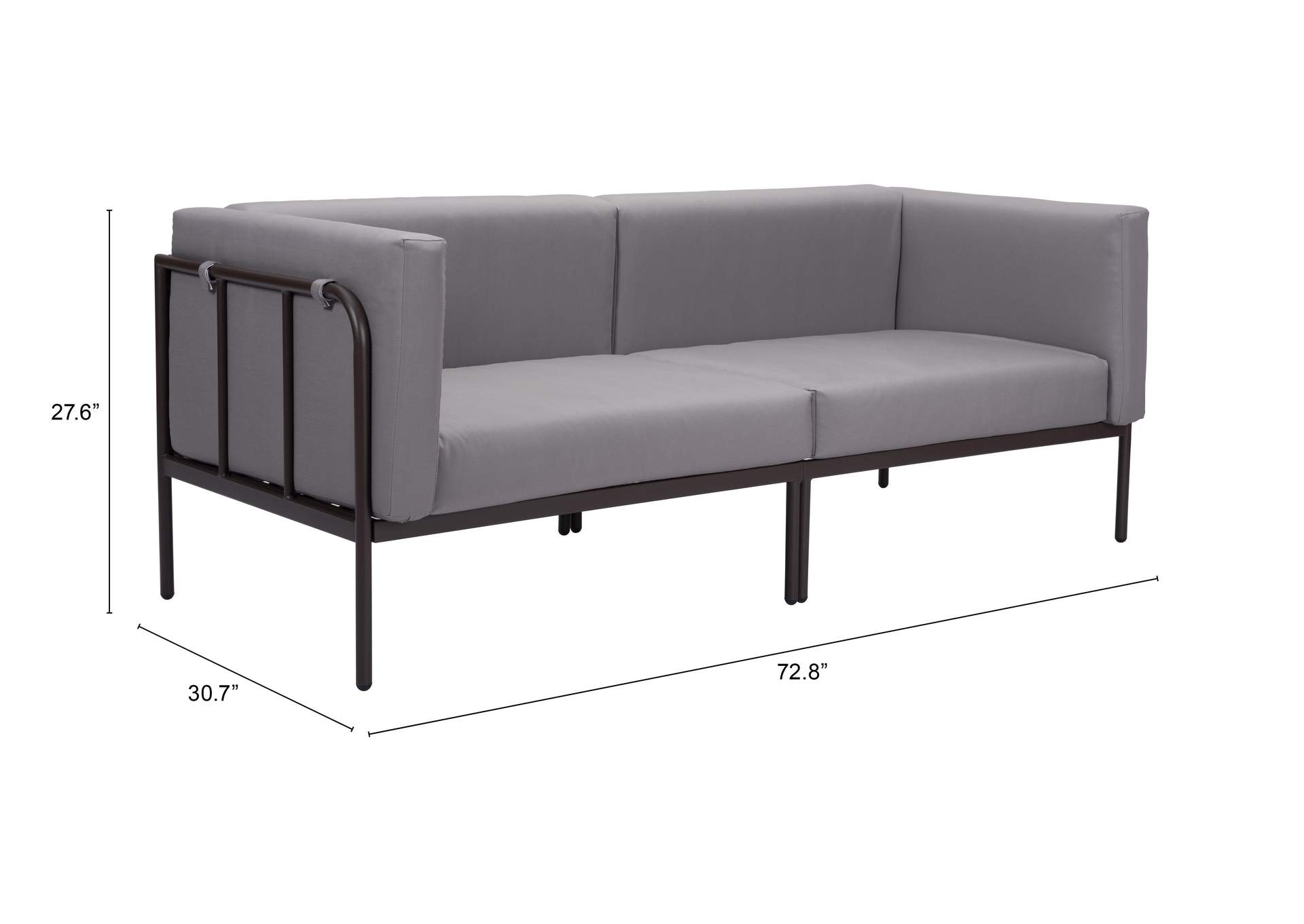 Cancun Sofa Brown,Zuo