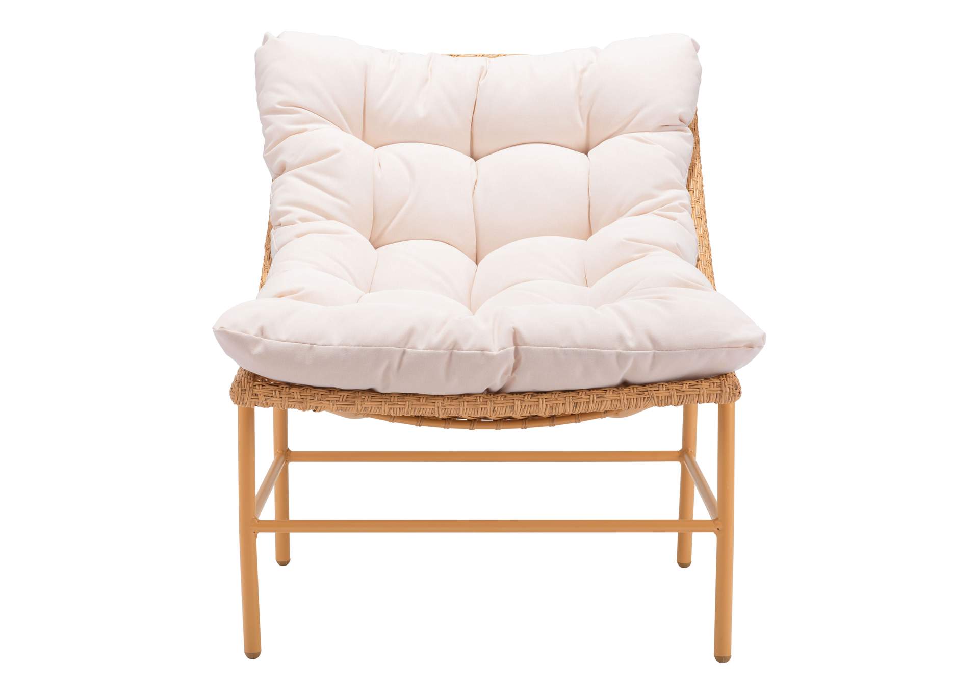 Merilyn Accent Chair Beige & Natural,Zuo