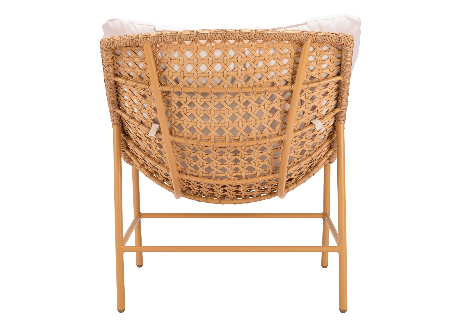 Merilyn Accent Chair Beige & Natural,Zuo