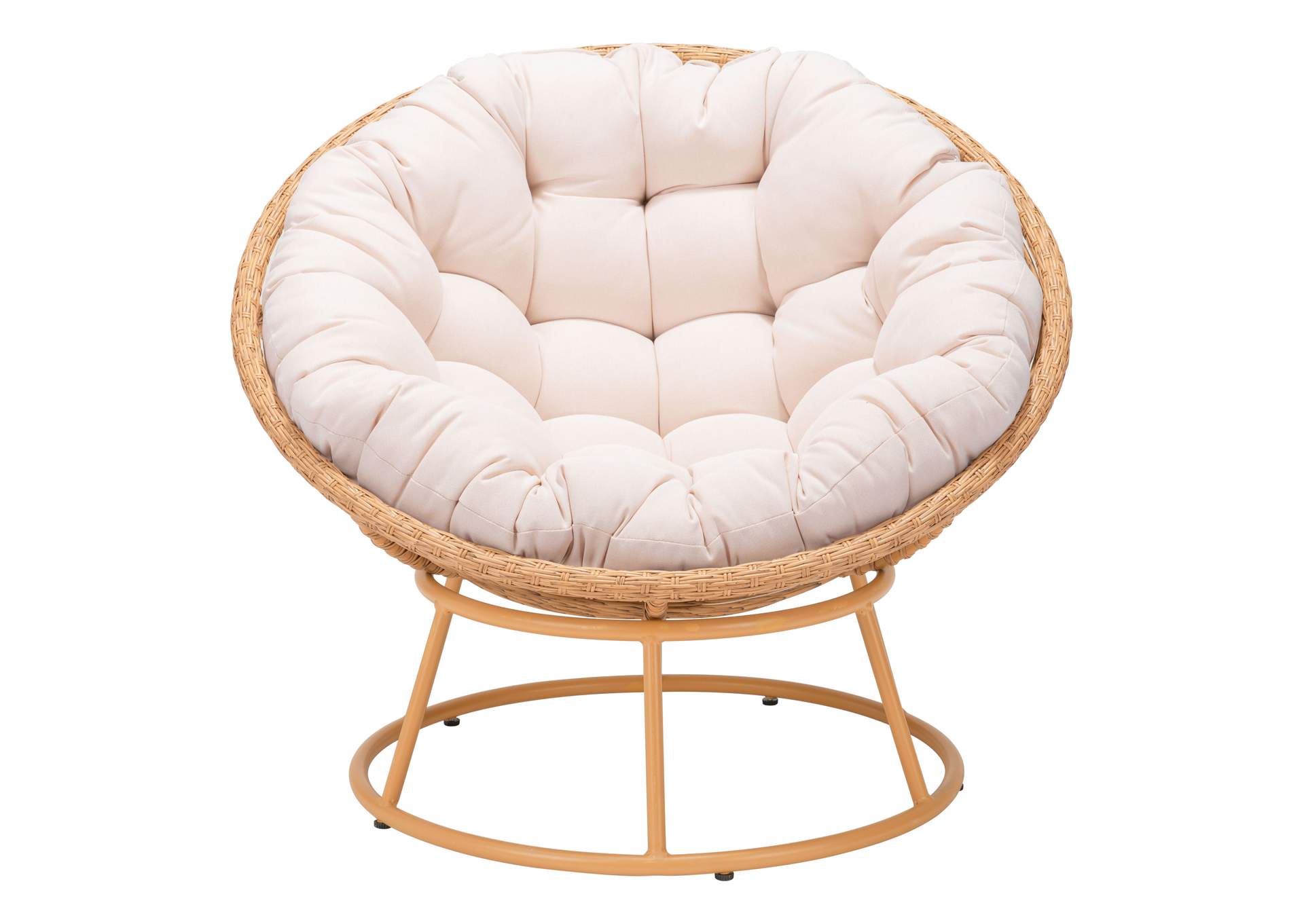 Paz Accent Chair Beige & Natural,Zuo