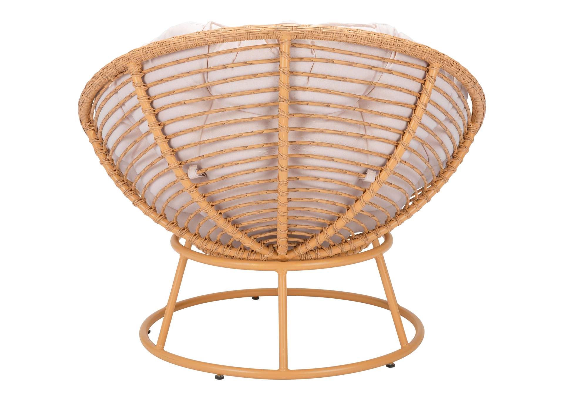 Paz Accent Chair Beige & Natural,Zuo