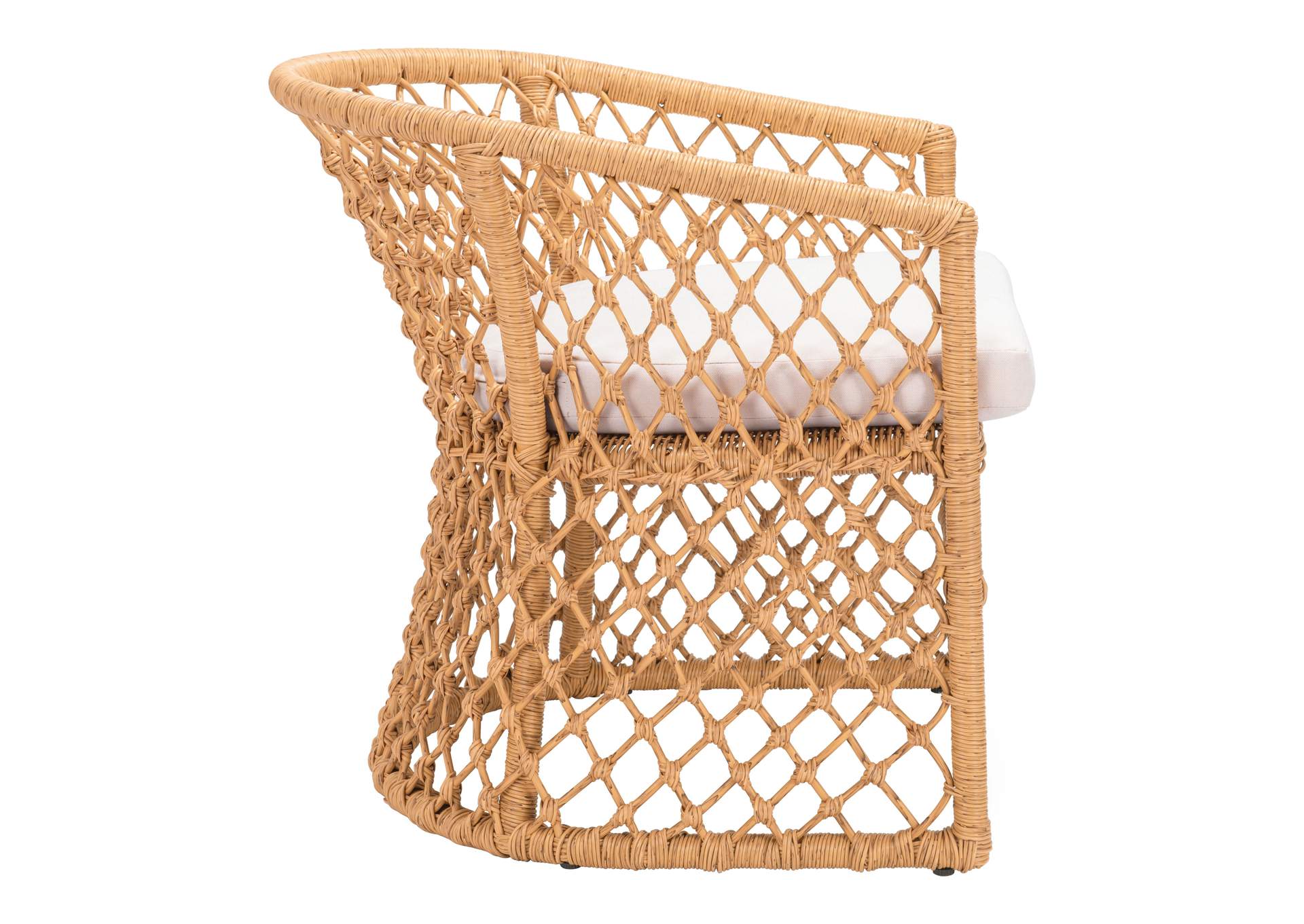 Darce Accent Chair Beige & Natural,Zuo