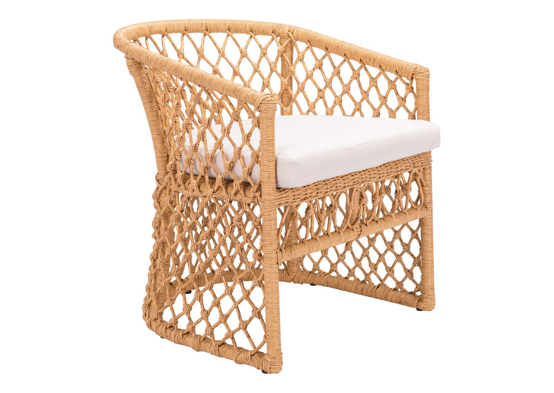 Darce Accent Chair Beige & Natural,Zuo