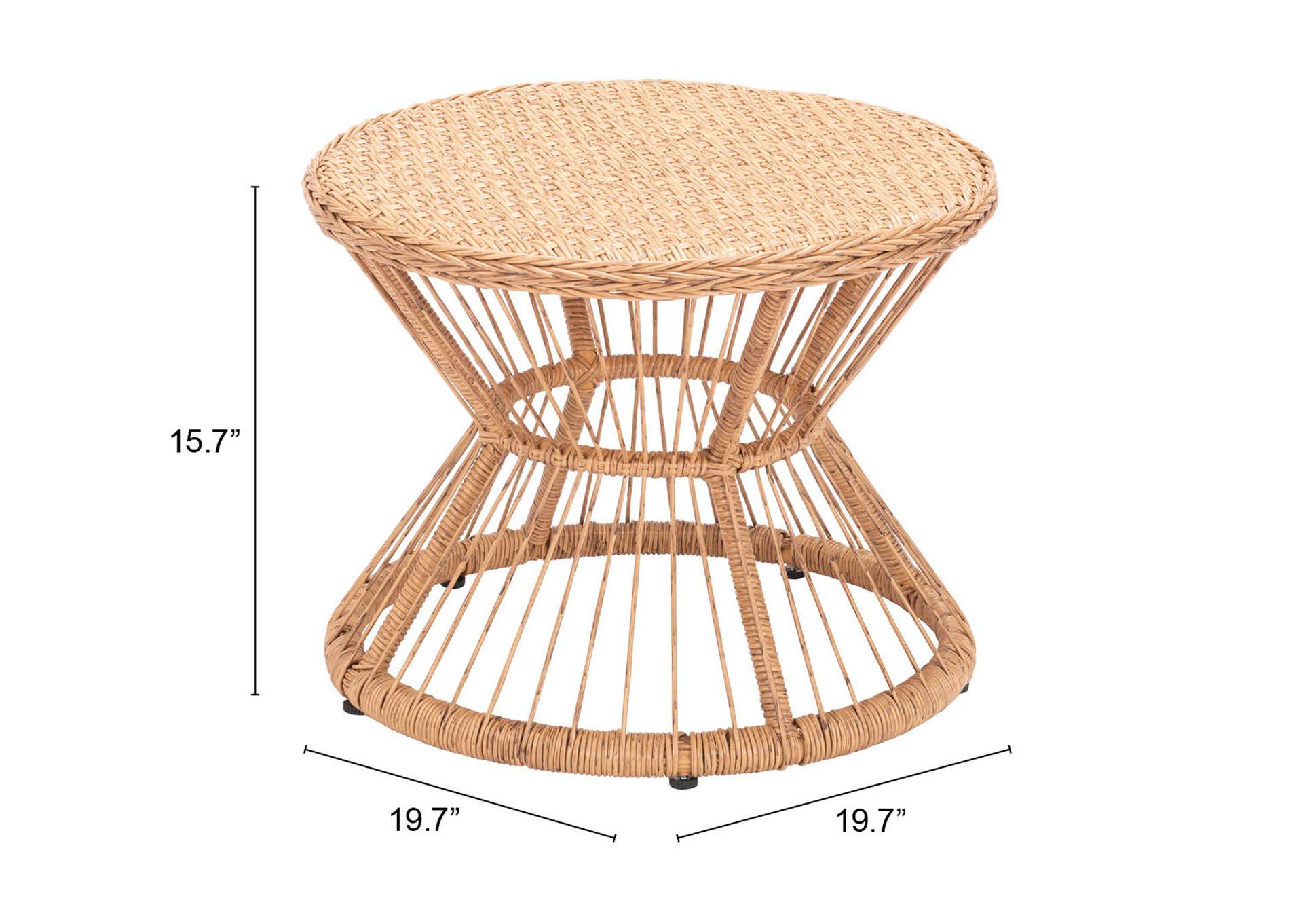 Ghente Coffee Table Natural,Zuo