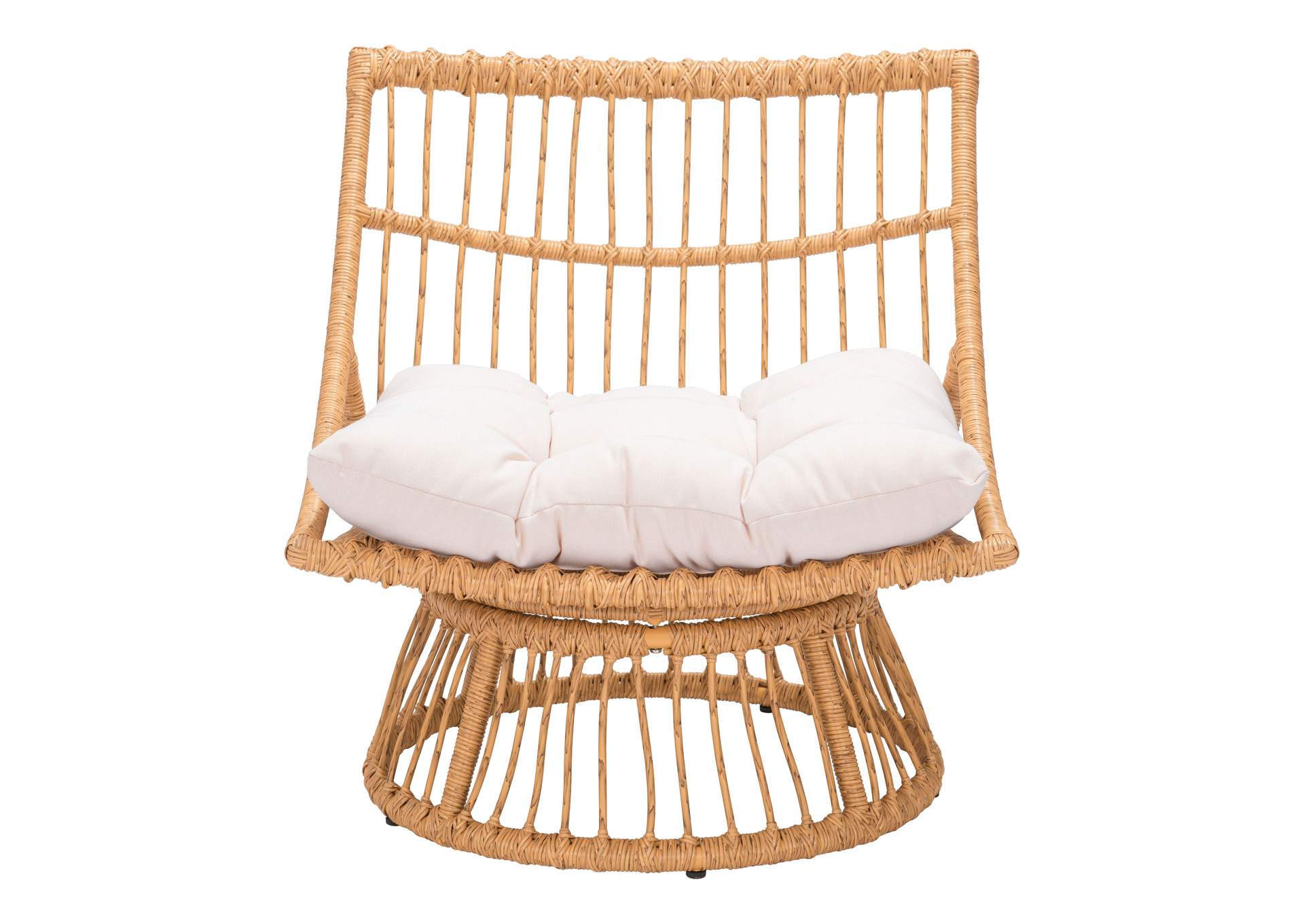 Franco Accent Chair Beige & Natural,Zuo