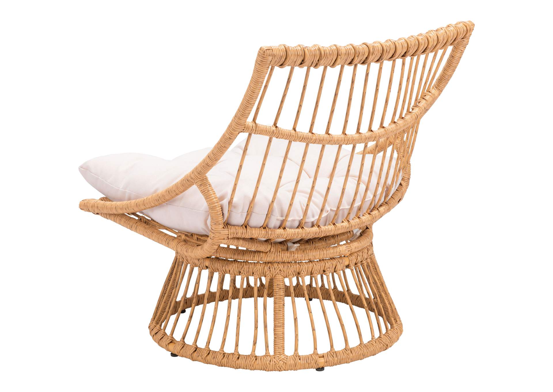 Franco Accent Chair Beige & Natural,Zuo