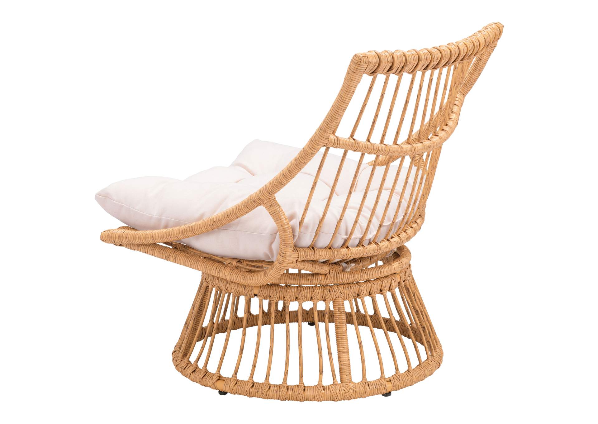 Franco Accent Chair Beige & Natural,Zuo