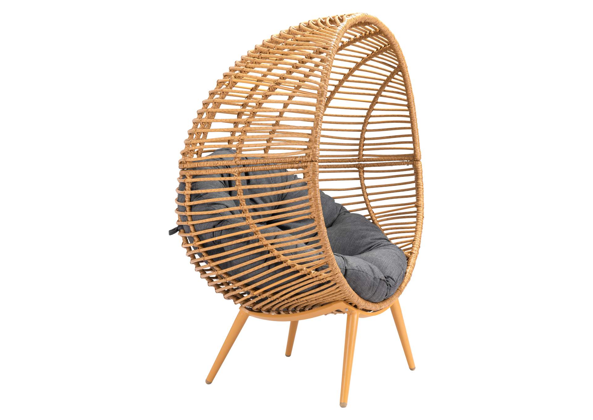 Kelley Accent Chair Gray & Natural,Zuo