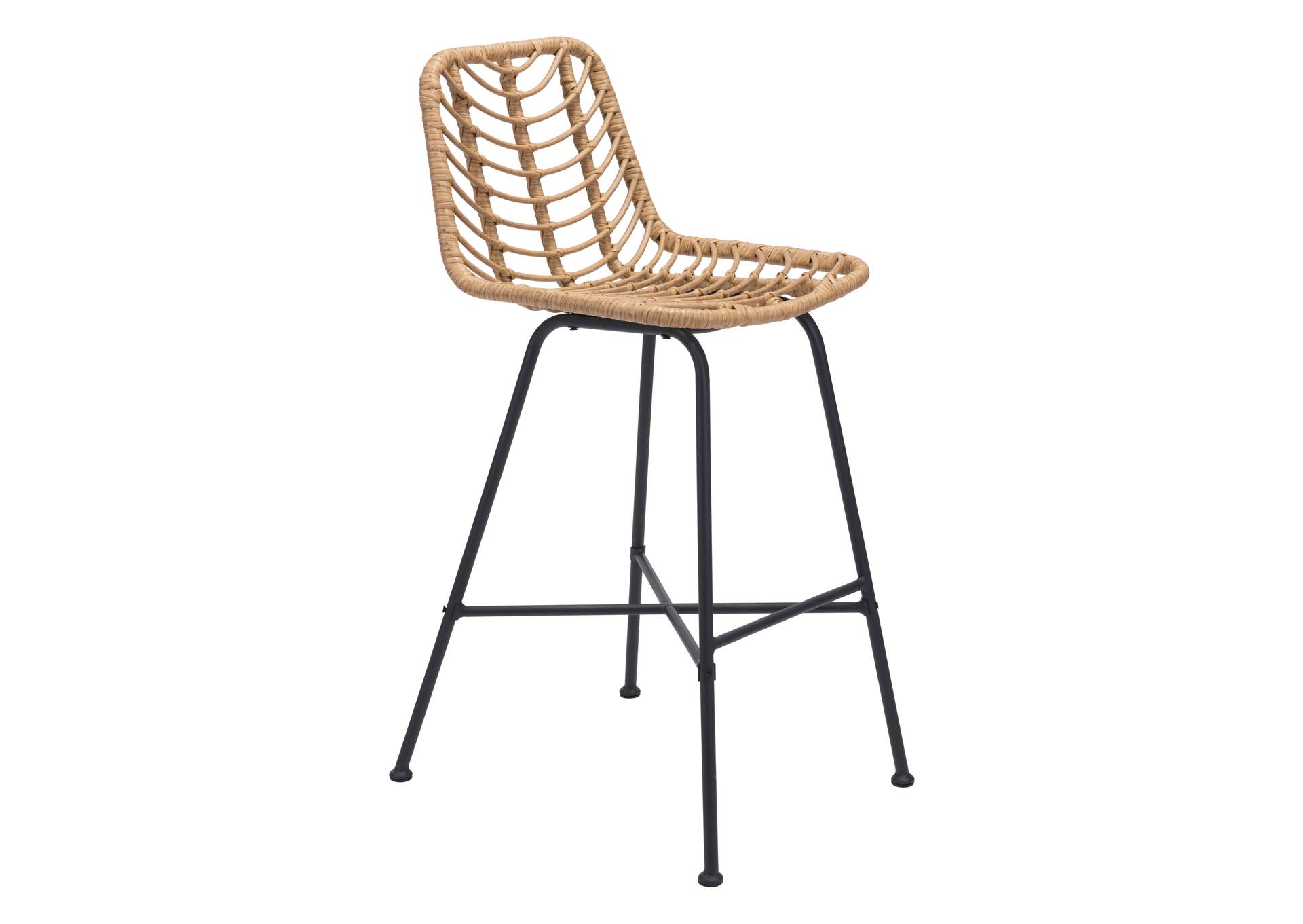 Malaga Barstool (Set Of 2) Natural,Zuo