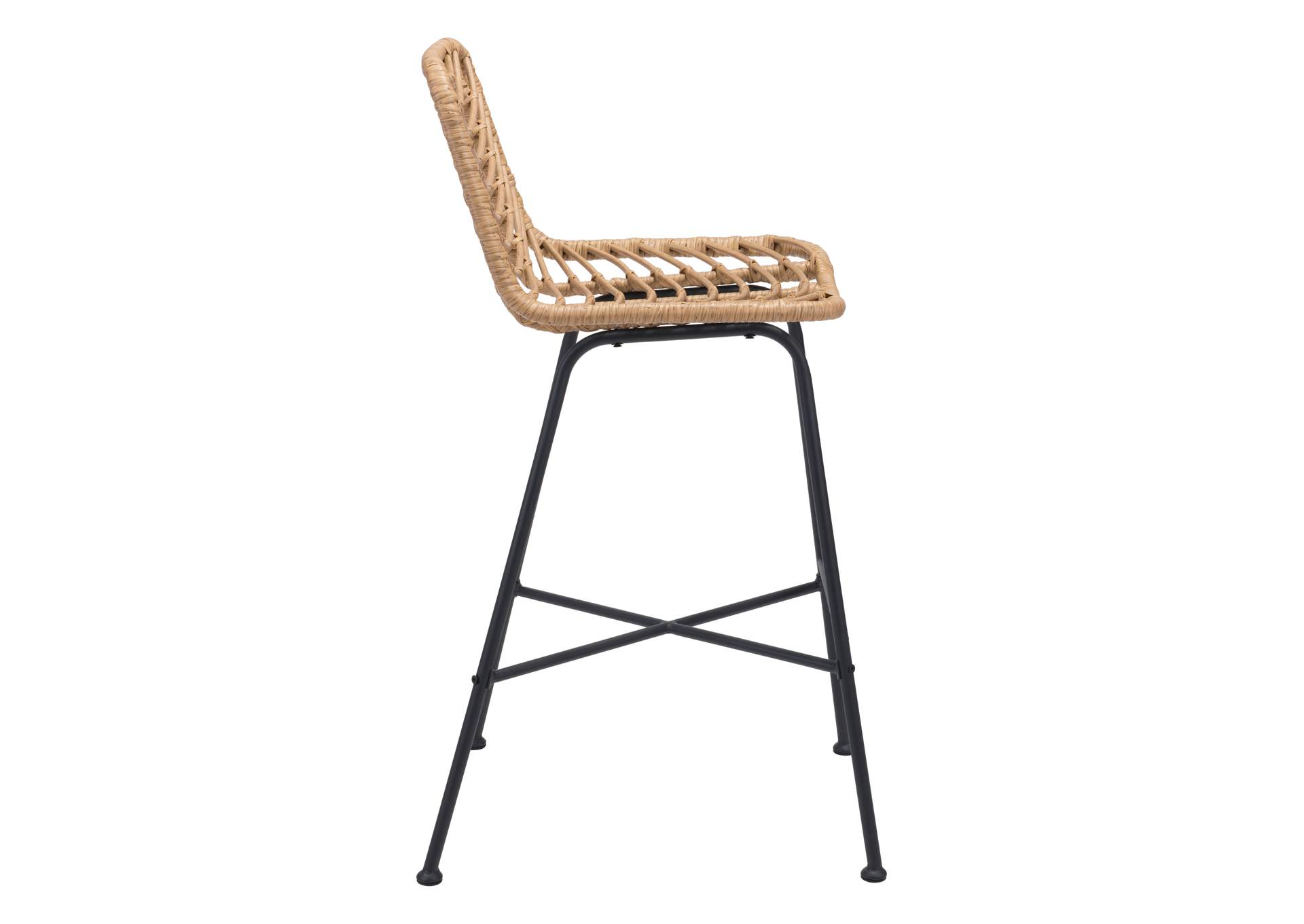 Malaga Barstool (Set Of 2) Natural,Zuo