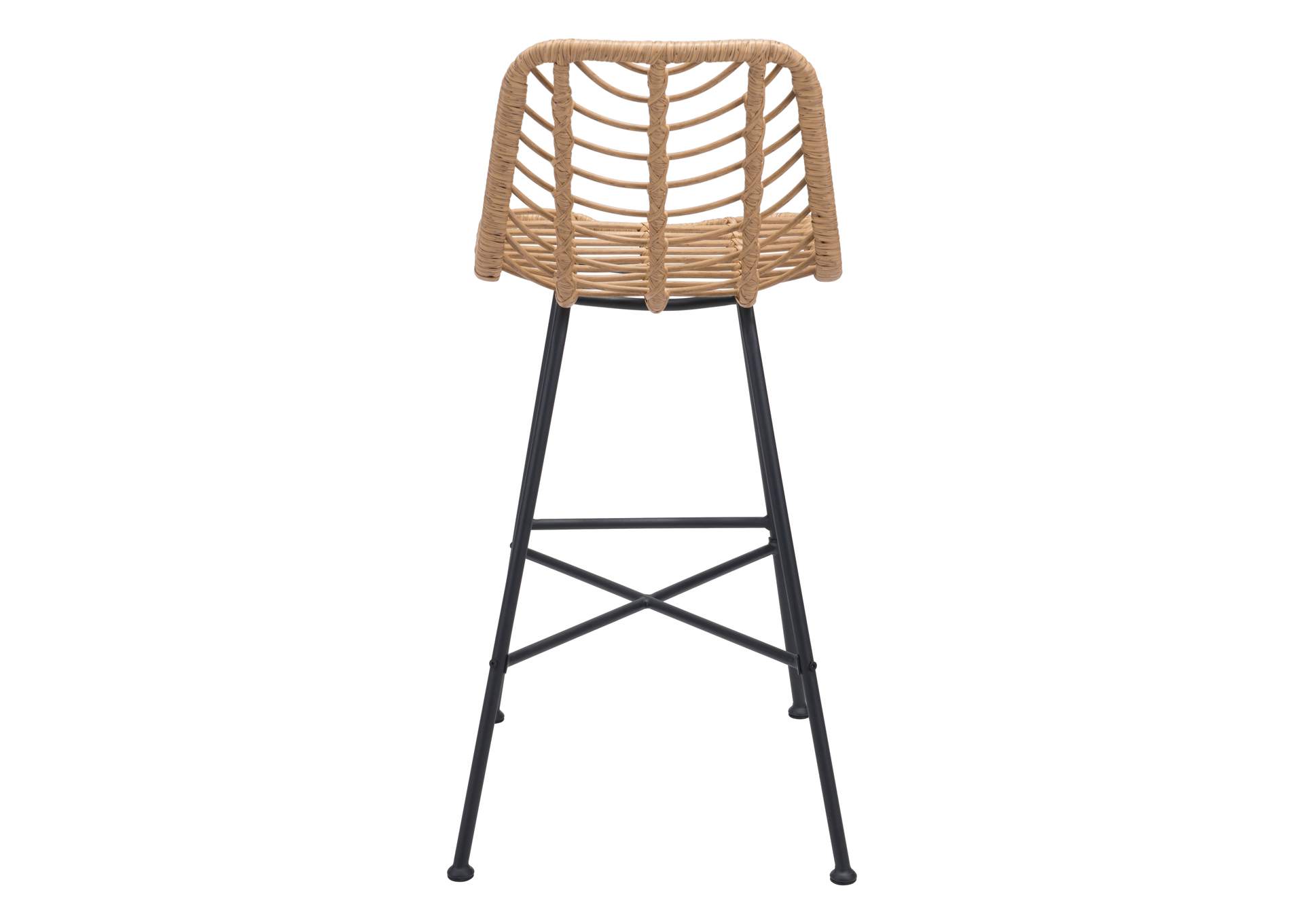 Malaga Barstool (Set Of 2) Natural,Zuo