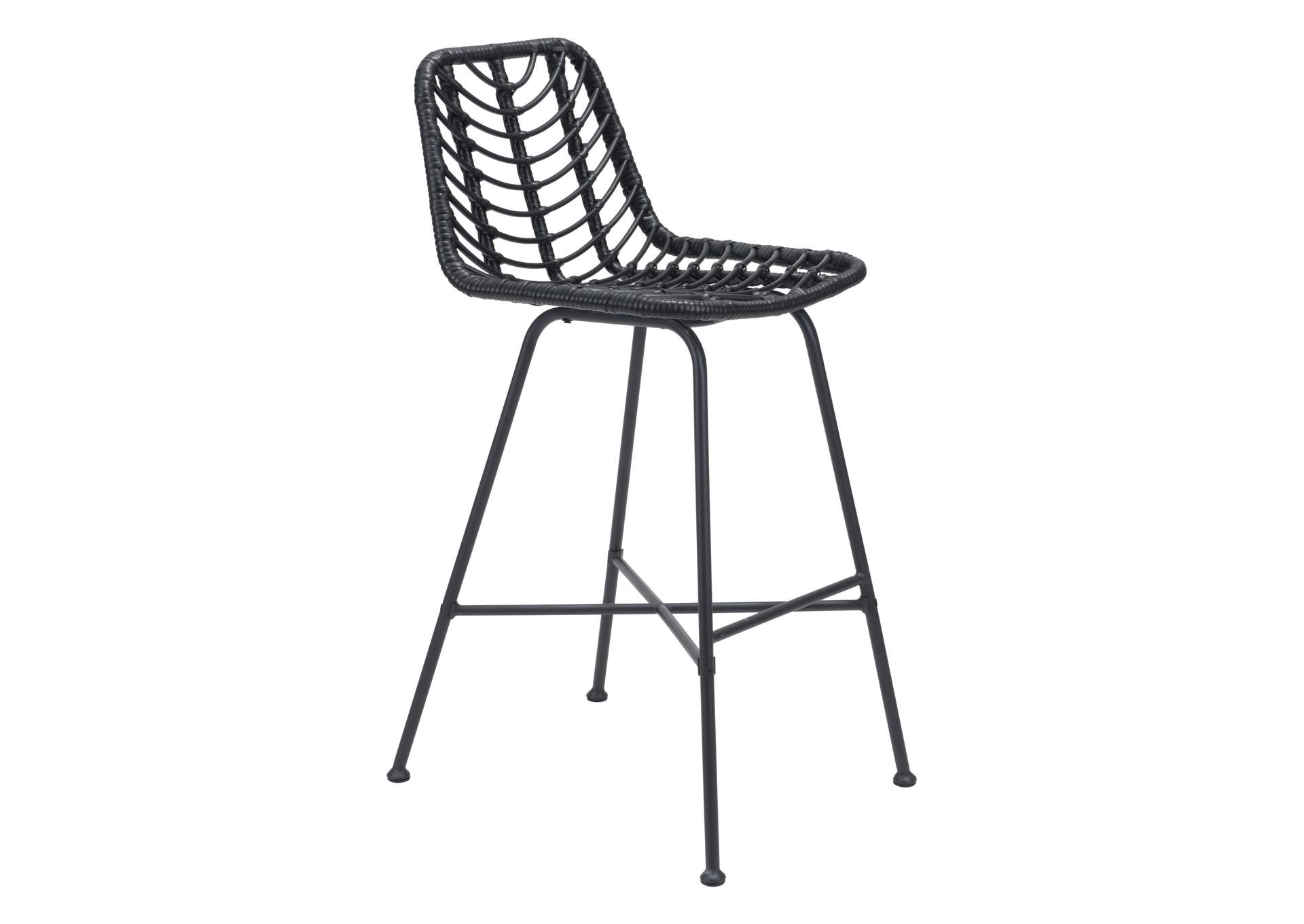 Malaga Barstool (Set Of 2) Black,Zuo