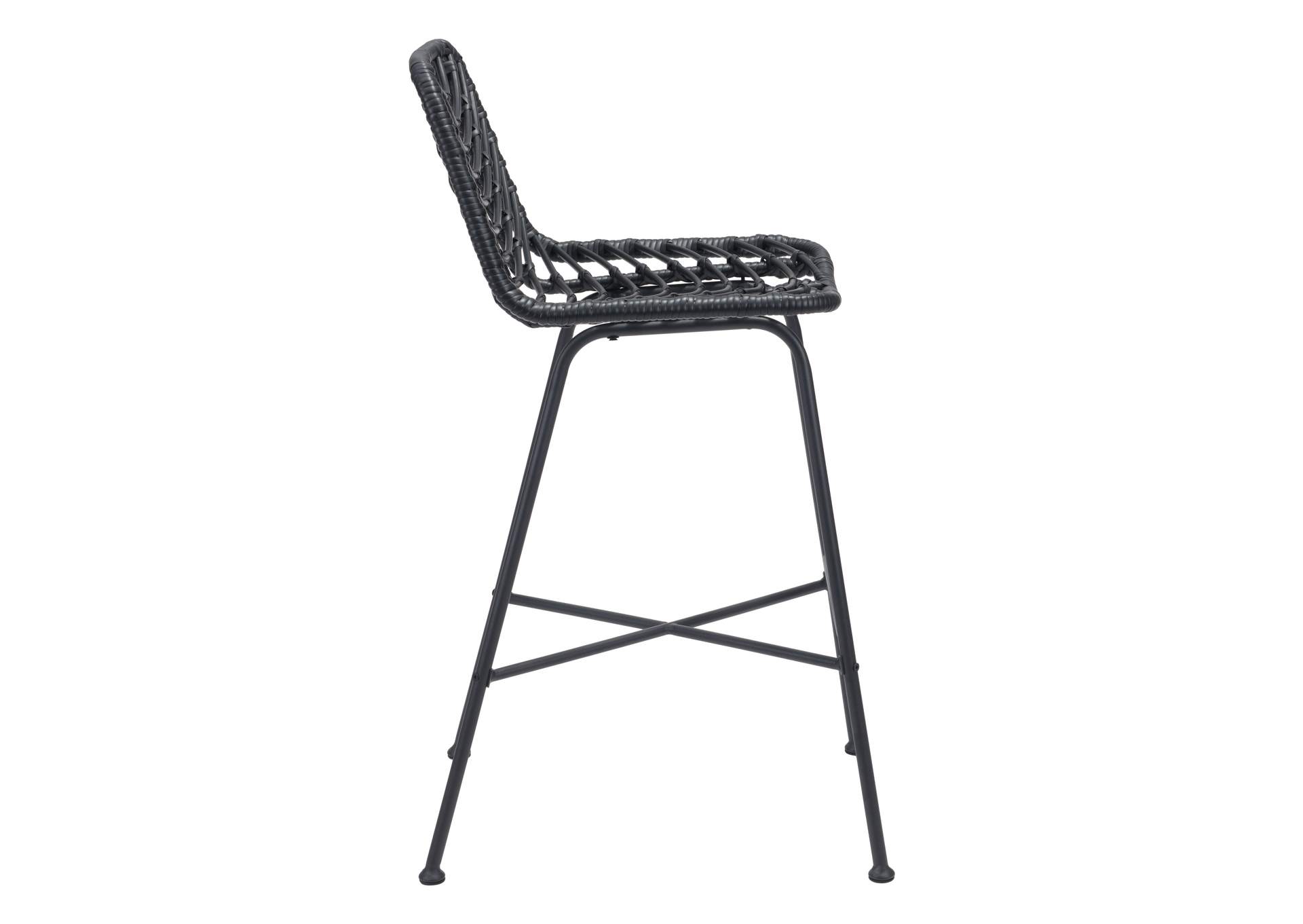 Malaga Barstool (Set Of 2) Black,Zuo
