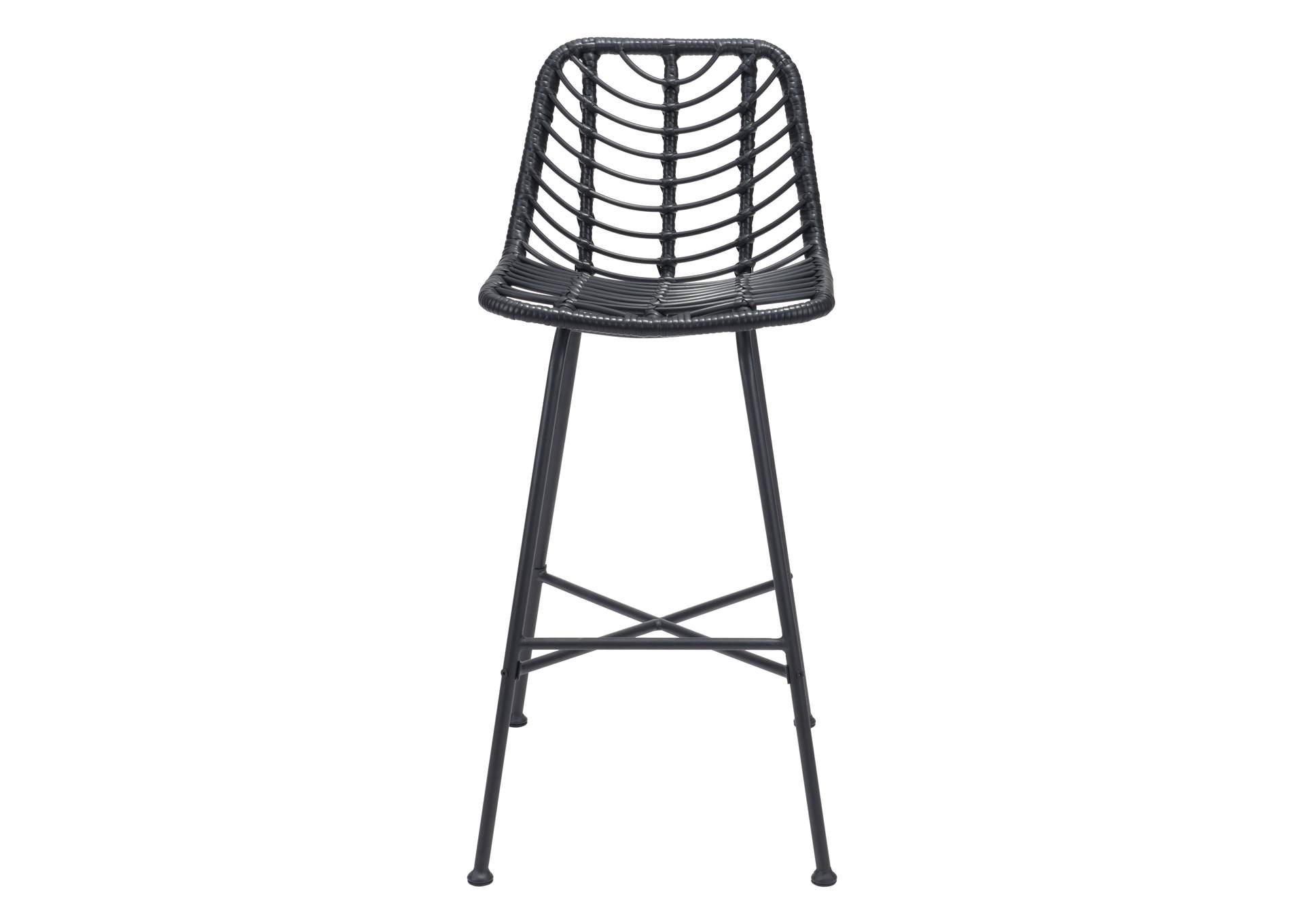 Malaga Barstool (Set Of 2) Black,Zuo