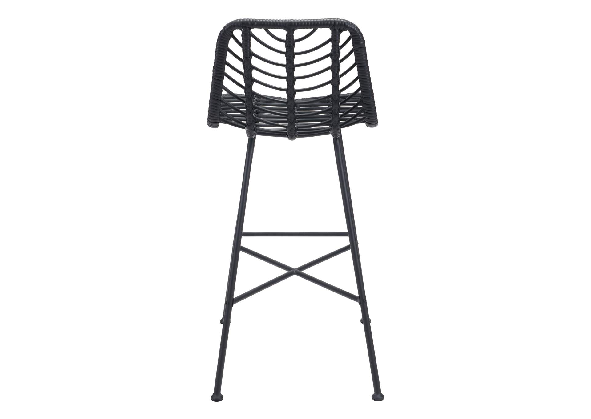 Malaga Barstool (Set Of 2) Black,Zuo